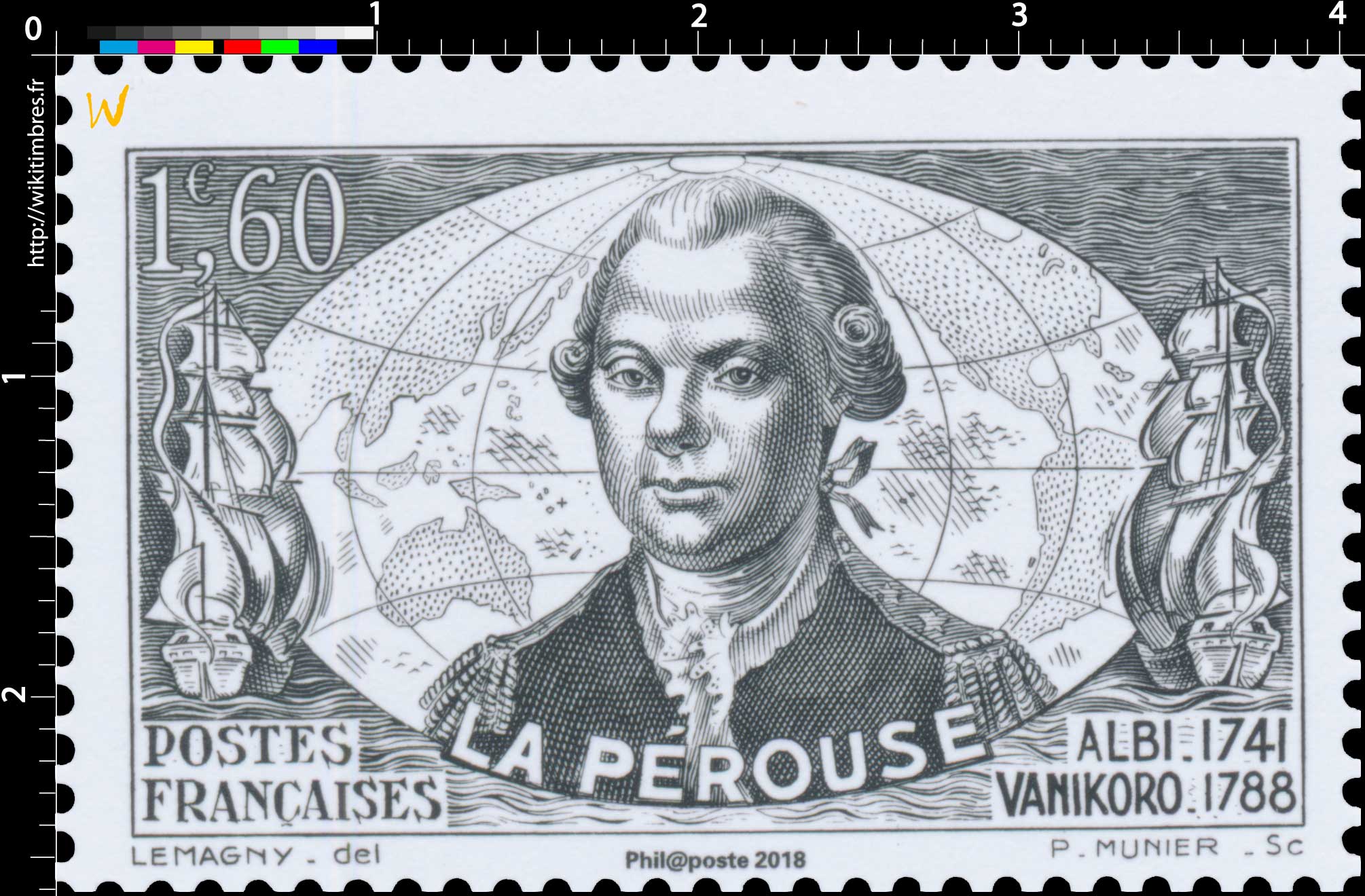 Trésors de la Philatélie 2018 - LA PÉROUSE ALBI-1741 VANIKORO-1788