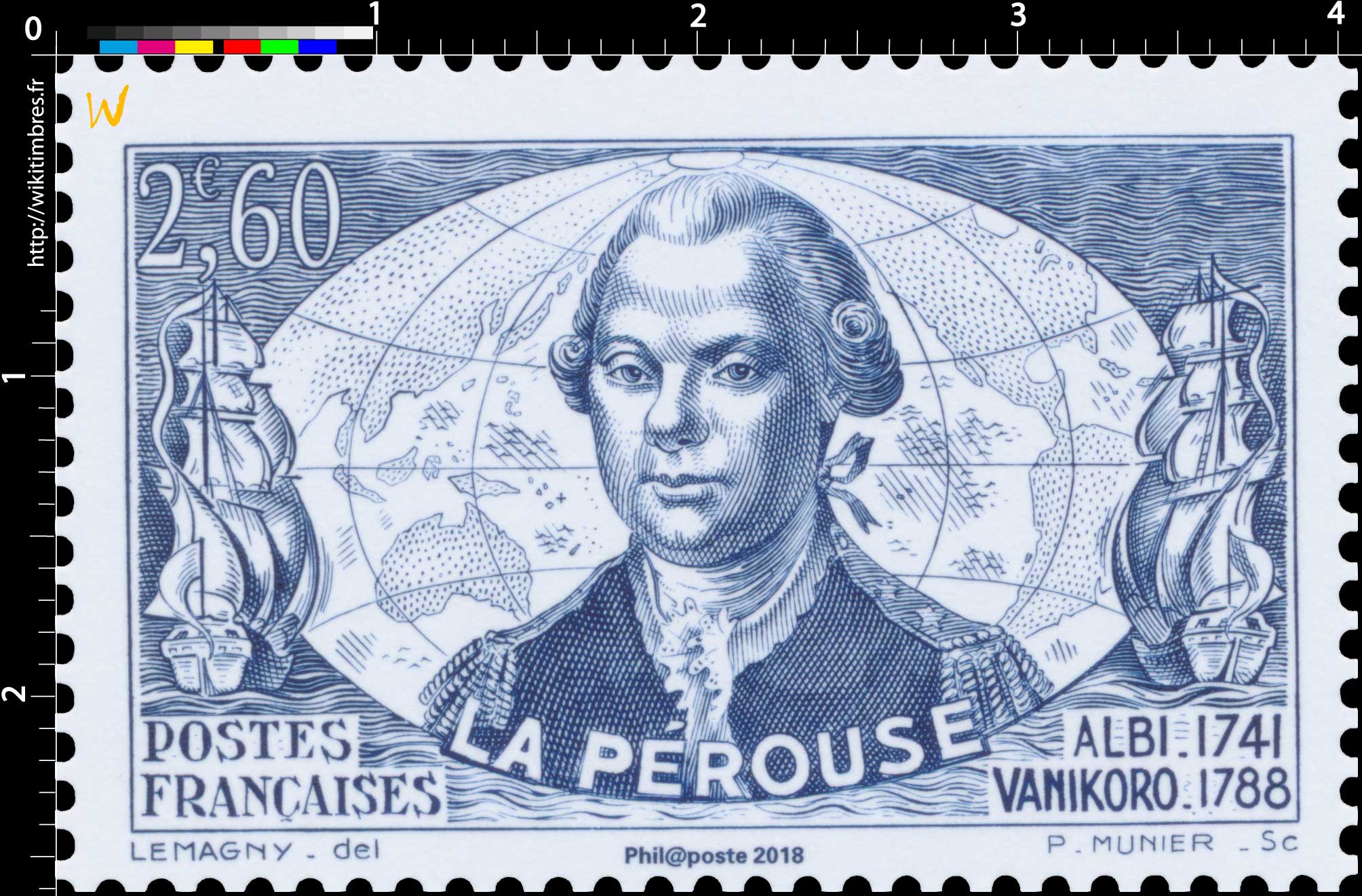 Trésors de la Philatélie 2018 - LA PÉROUSE ALBI-1741 VANIKORO-1788