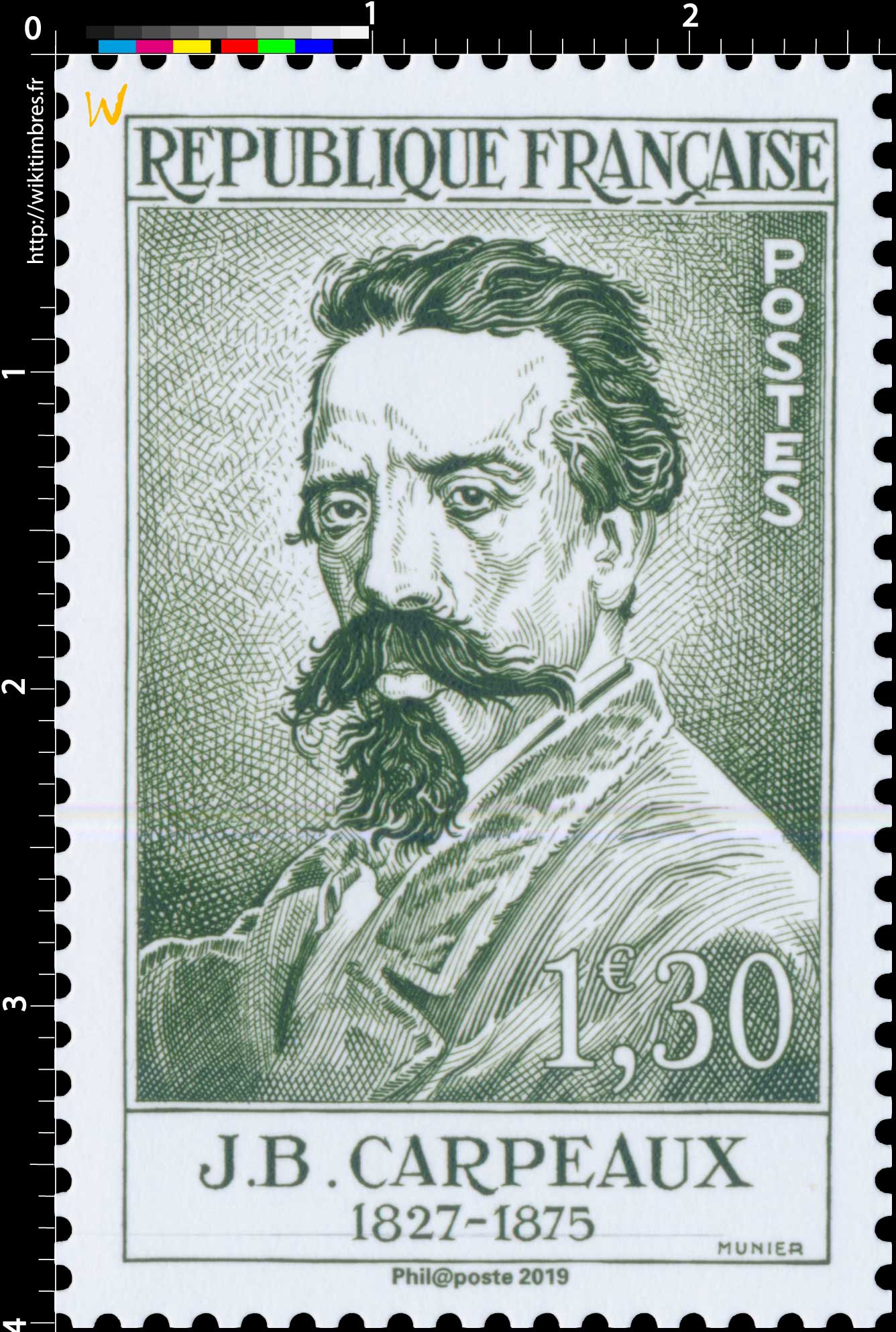 2019 Patrimoine de France - J.B. CARPEAUX 1827-1875