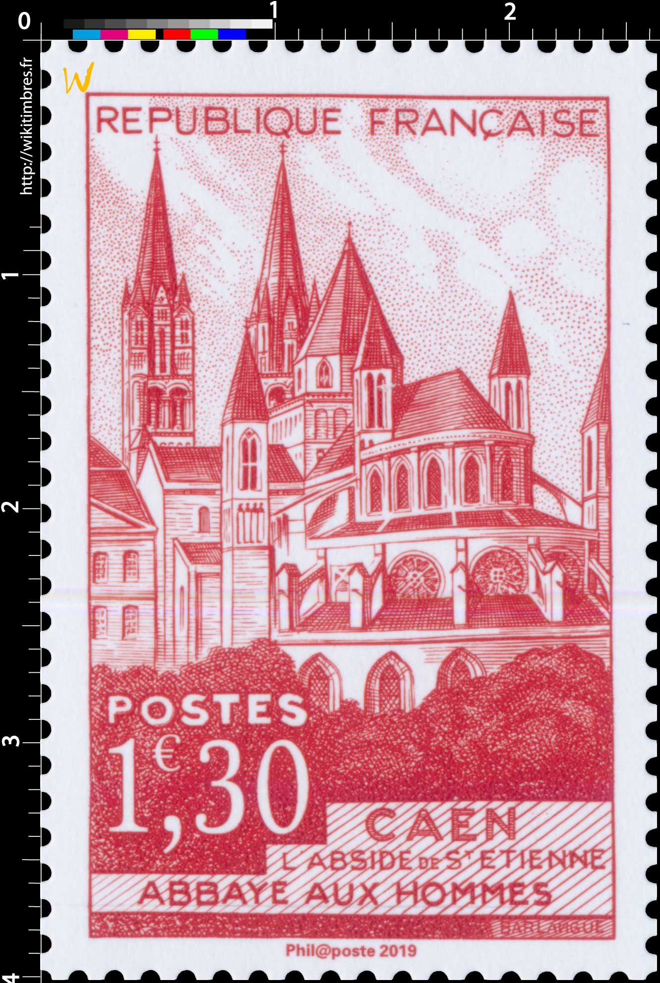2019 Patrimoine de France - CAEN L'ABSIDE DE St ETIENNE ABBAYE AUX HOMMES