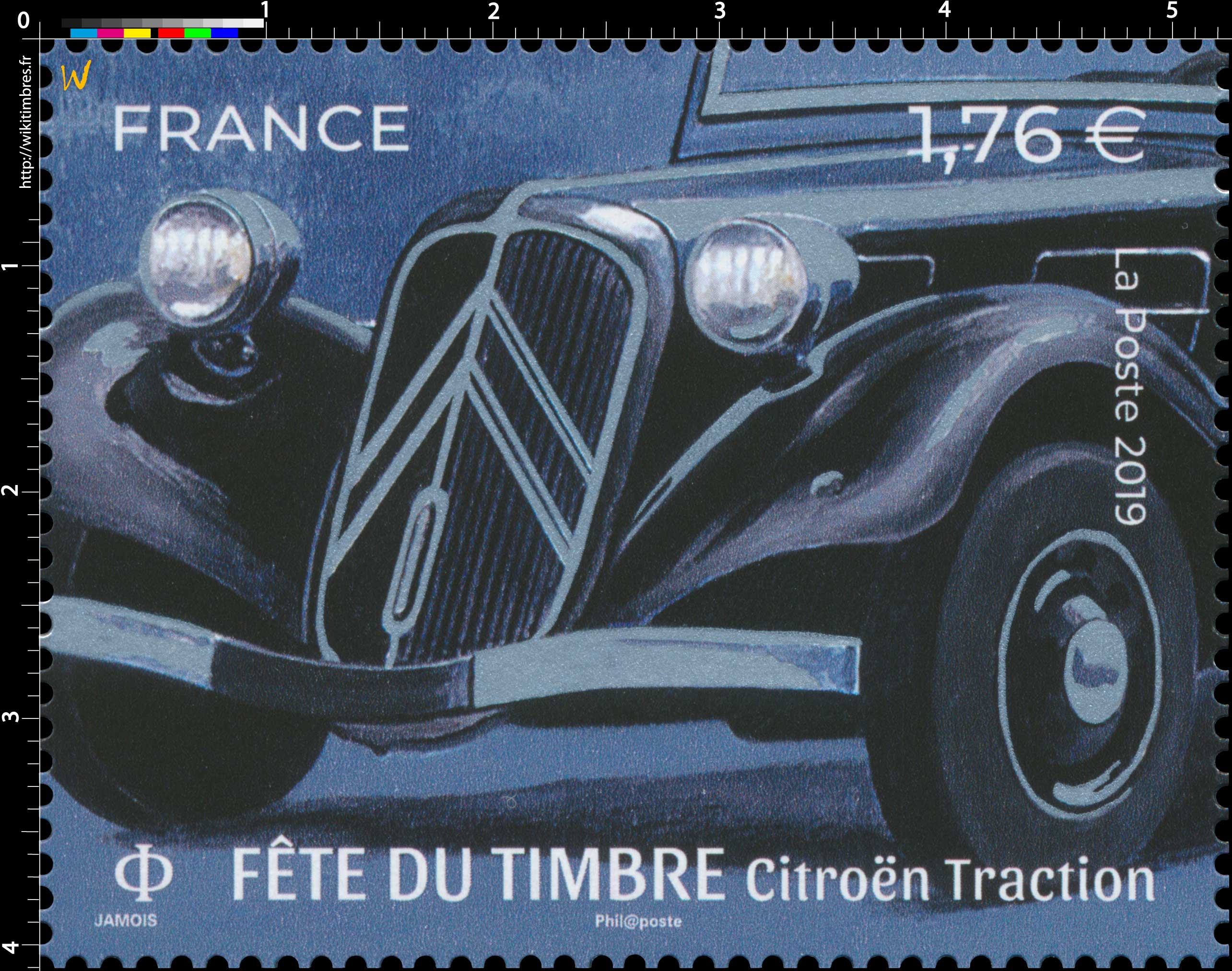 2019 Fête du Timbre 2019  Citroën Traction