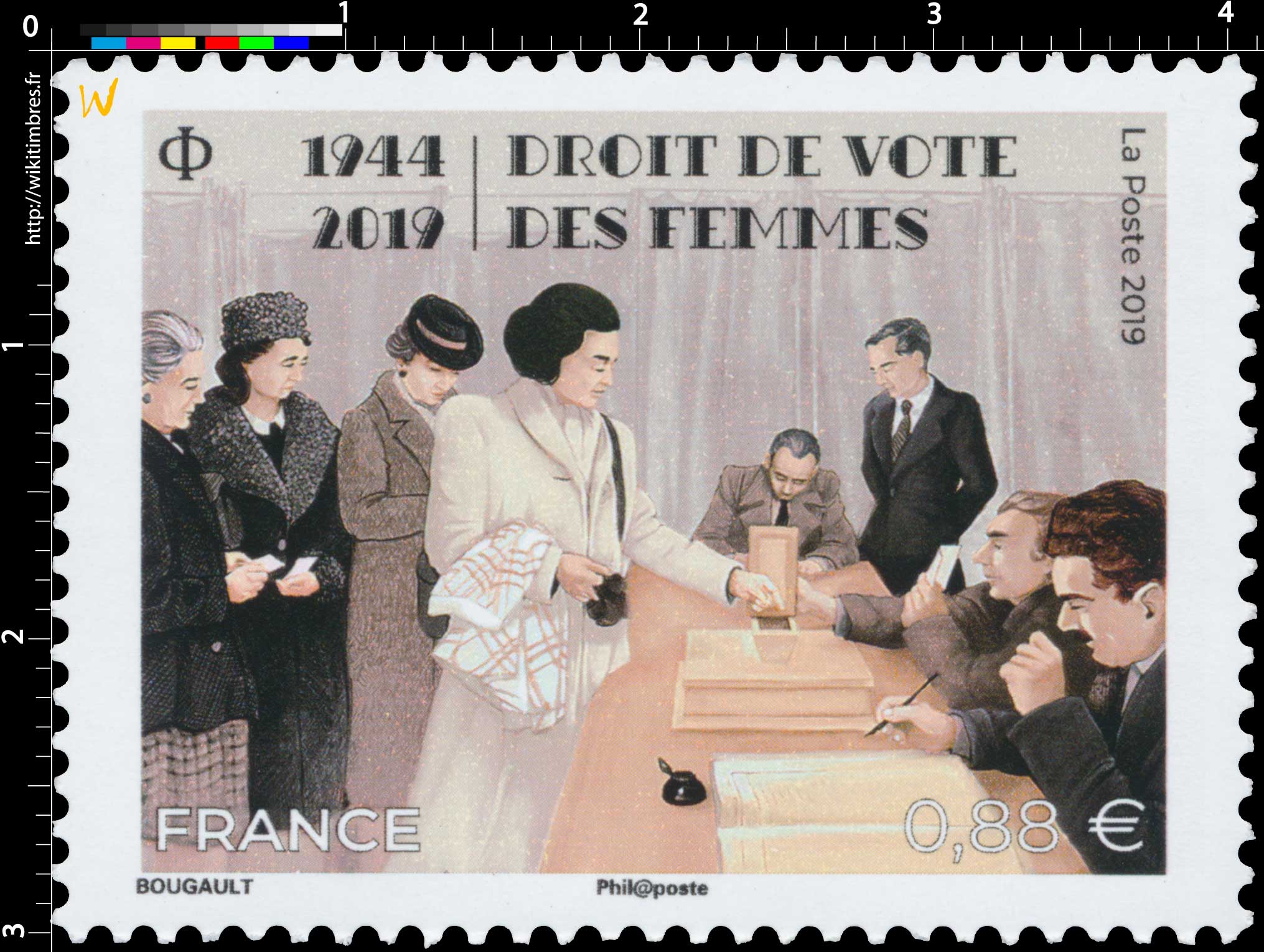 1944-2019 - DROIT DE VOTE DES FEMMES