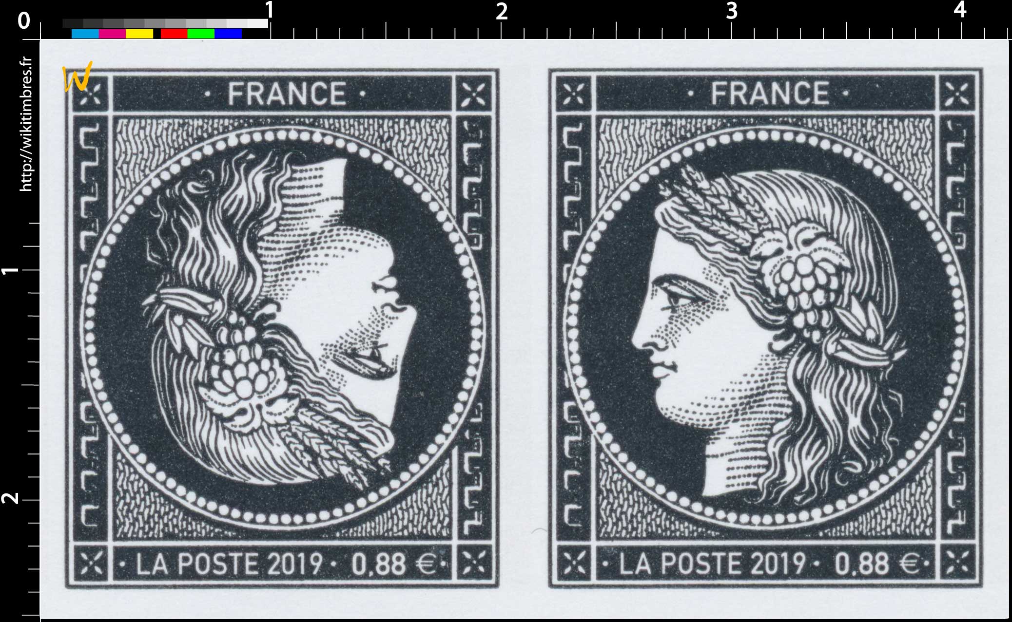 2019 Sans légende particulière - Type Cérès