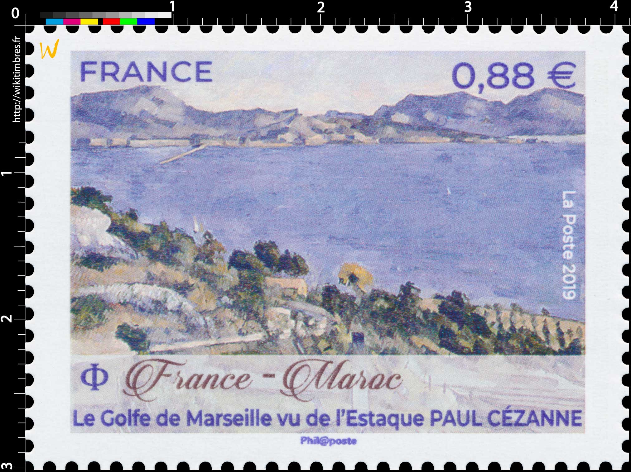 2019 France – Maroc Le Golfe de Marseille vu de l’Estaque Paul Cézanne