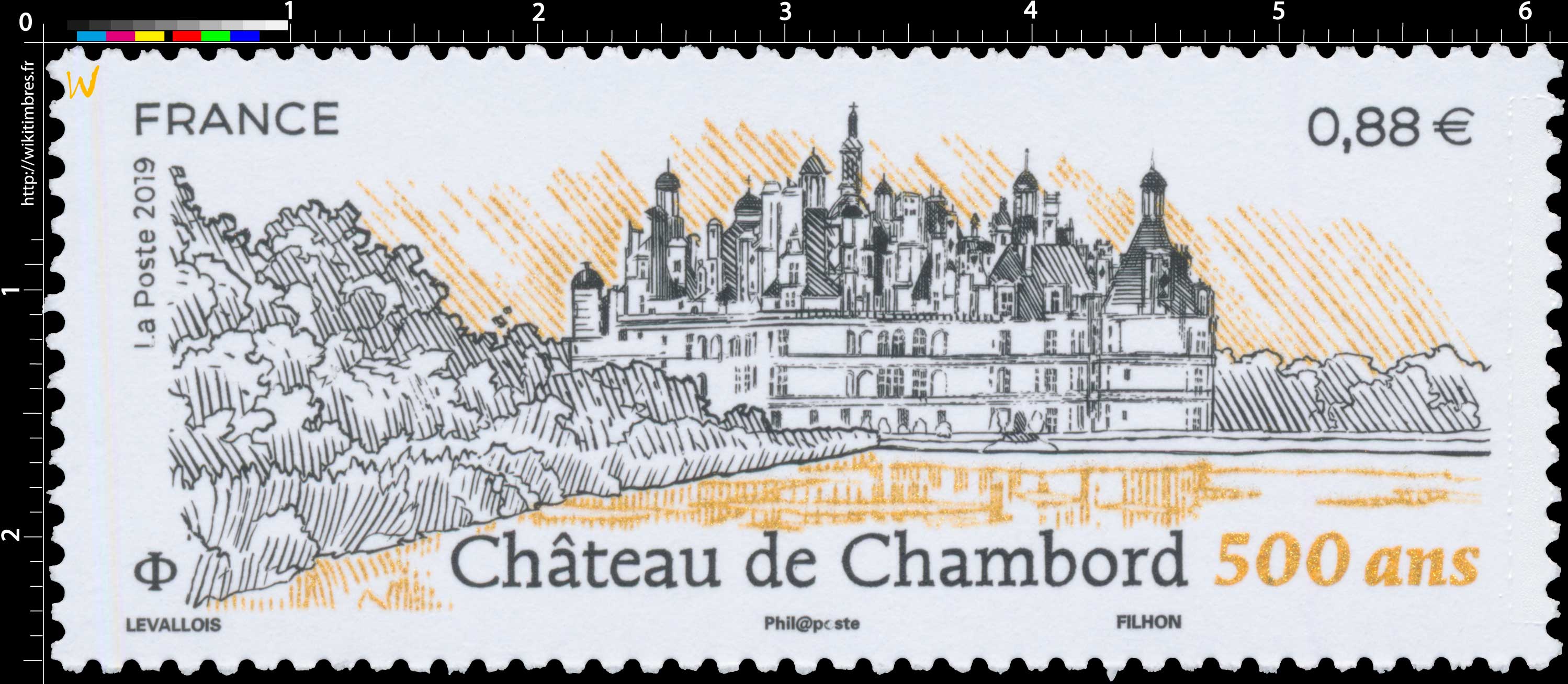 2019 CHÂTEAU DE CHAMBORD 500 ANS