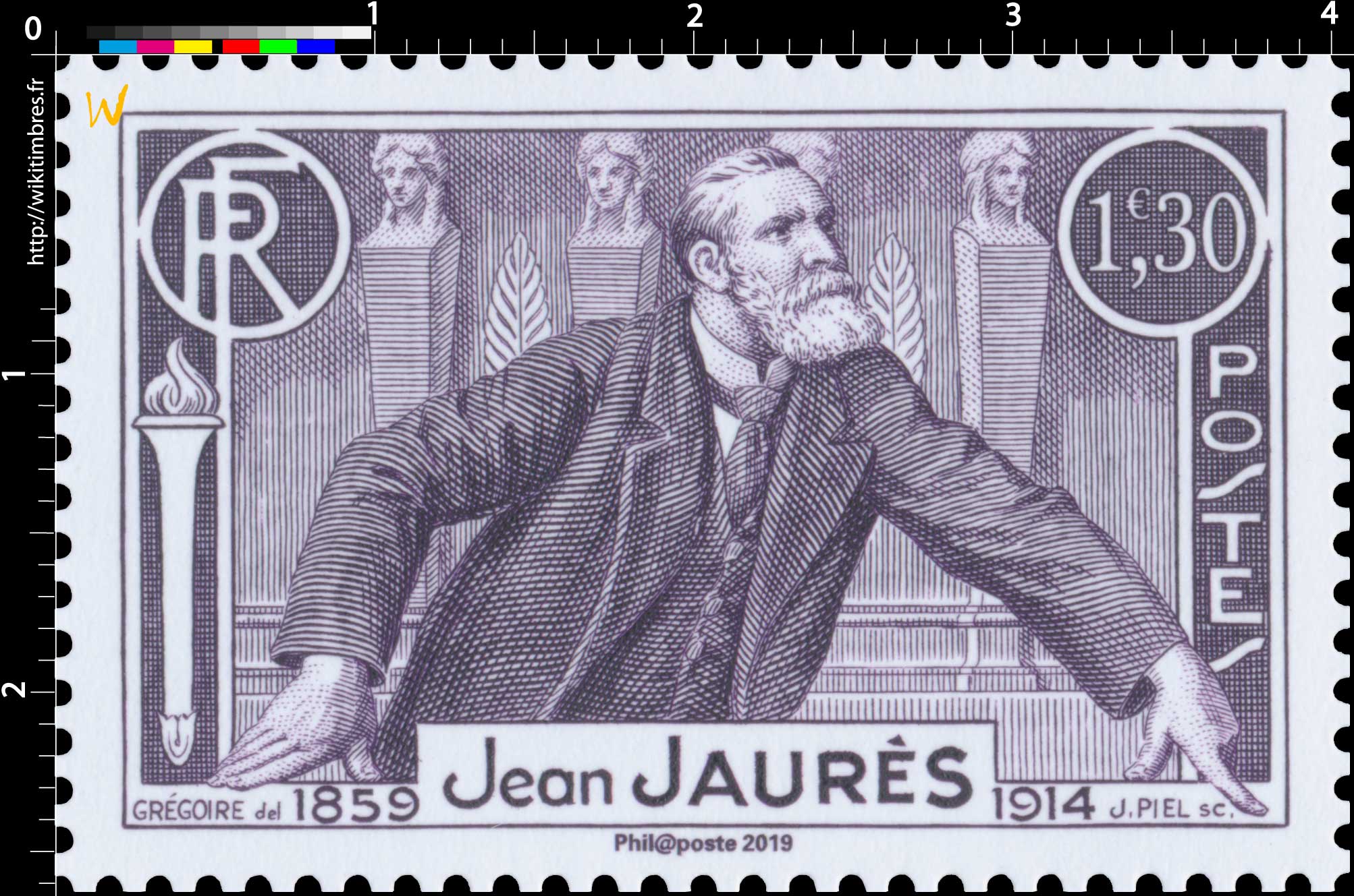 2019 Patrimoine de France - Jean JAURÈS 1859-1914