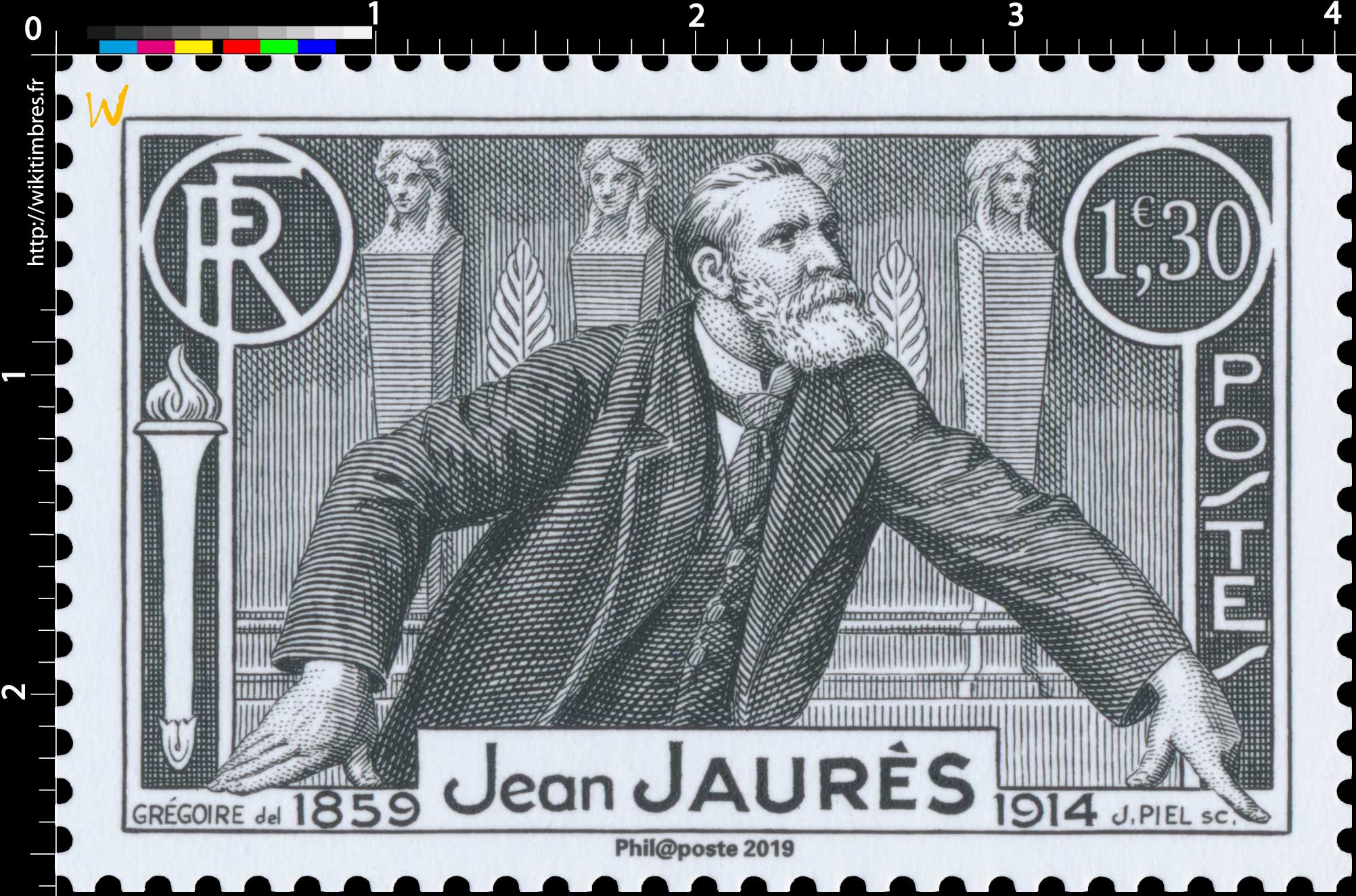 2019 Patrimoine de France - Jean JAURÈS 1859-1914