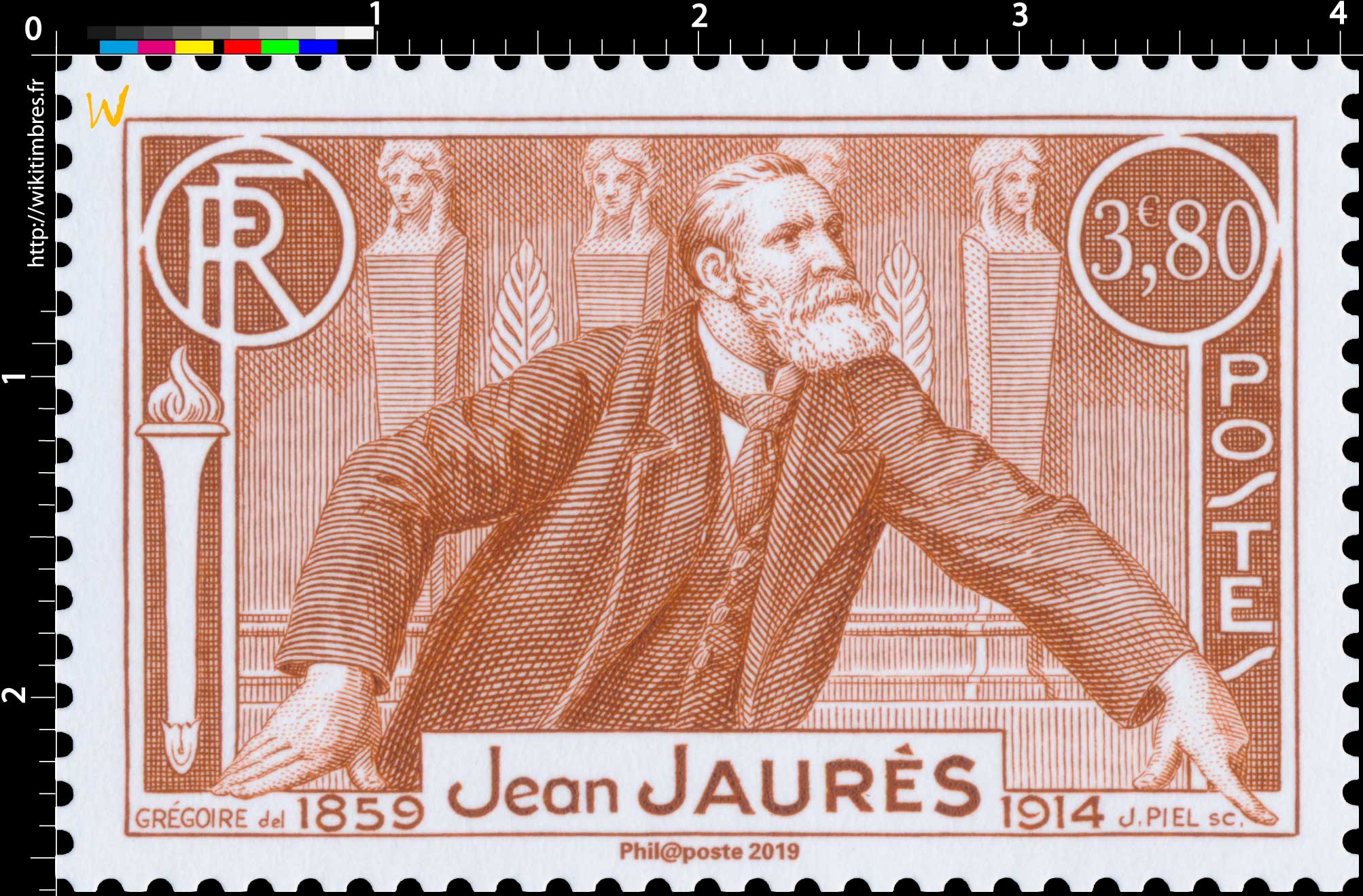 2019 Patrimoine de France - Jean JAURÈS 1859-1914