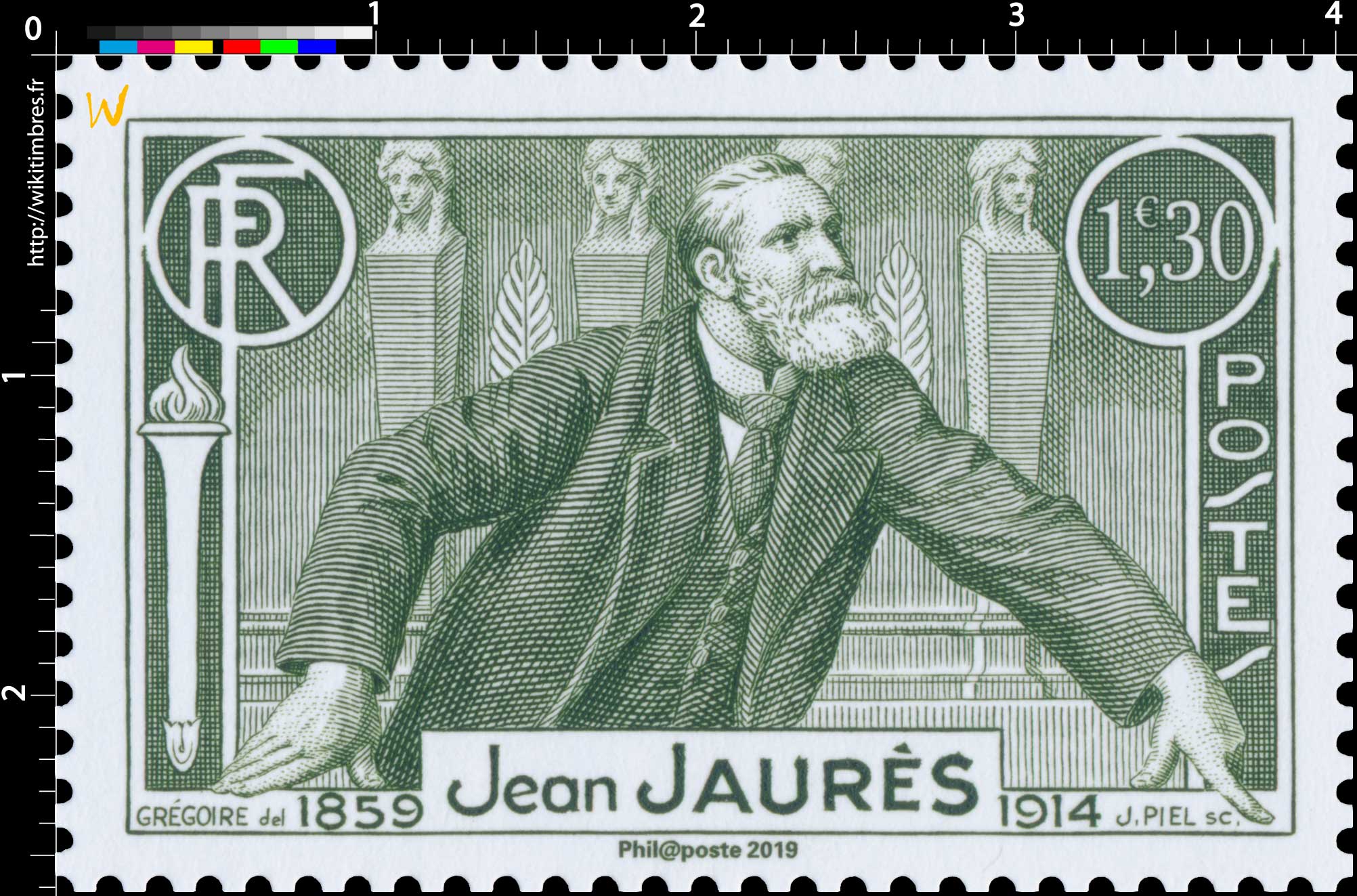 2019 Patrimoine de France - Jean JAURÈS 1859-1914