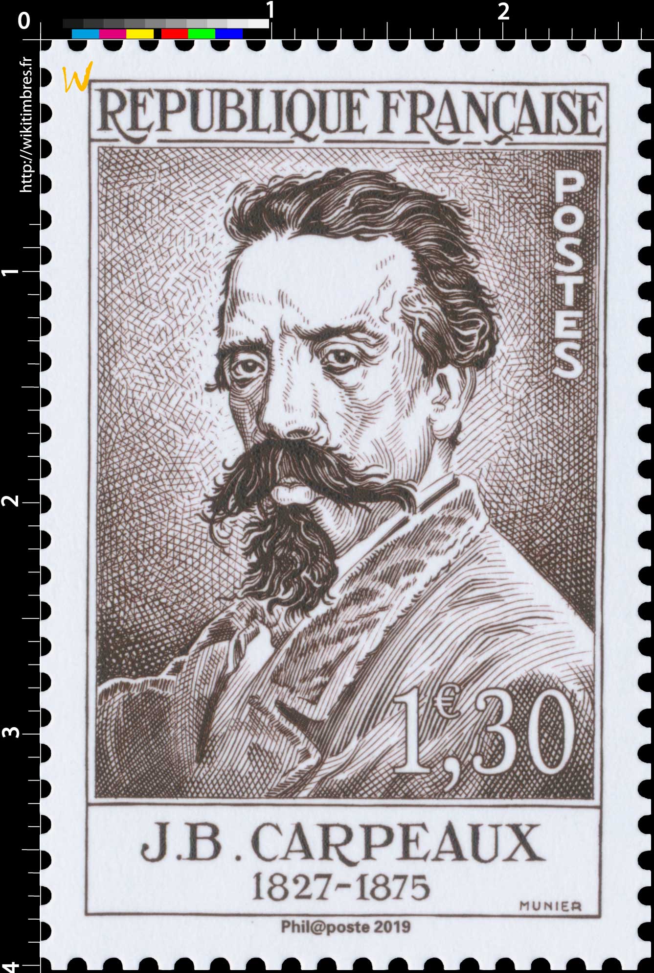 2019 Patrimoine de France - J.B. CARPEAUX 1827-1875