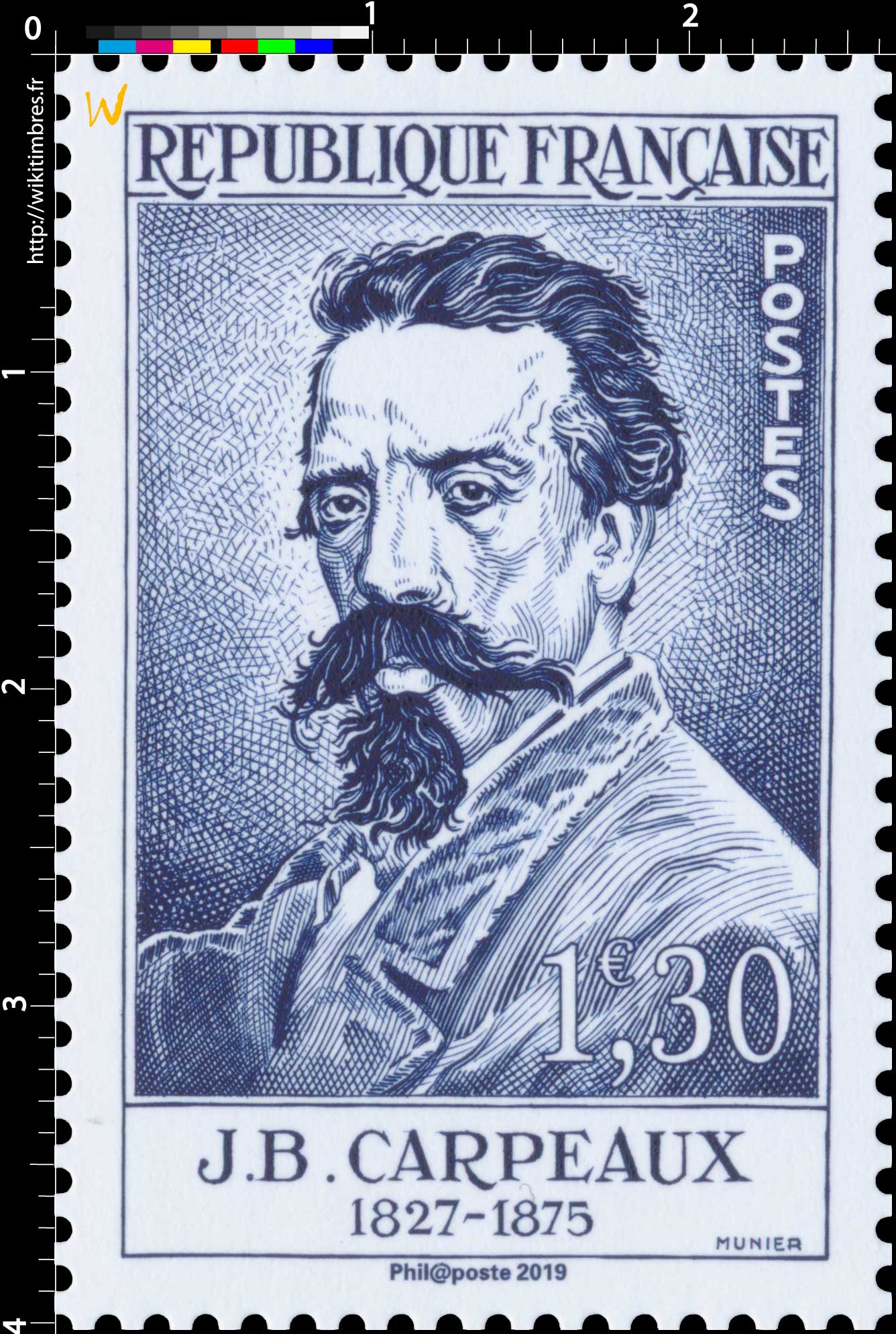 2019 Patrimoine de France - J.B. CARPEAUX 1827-1875