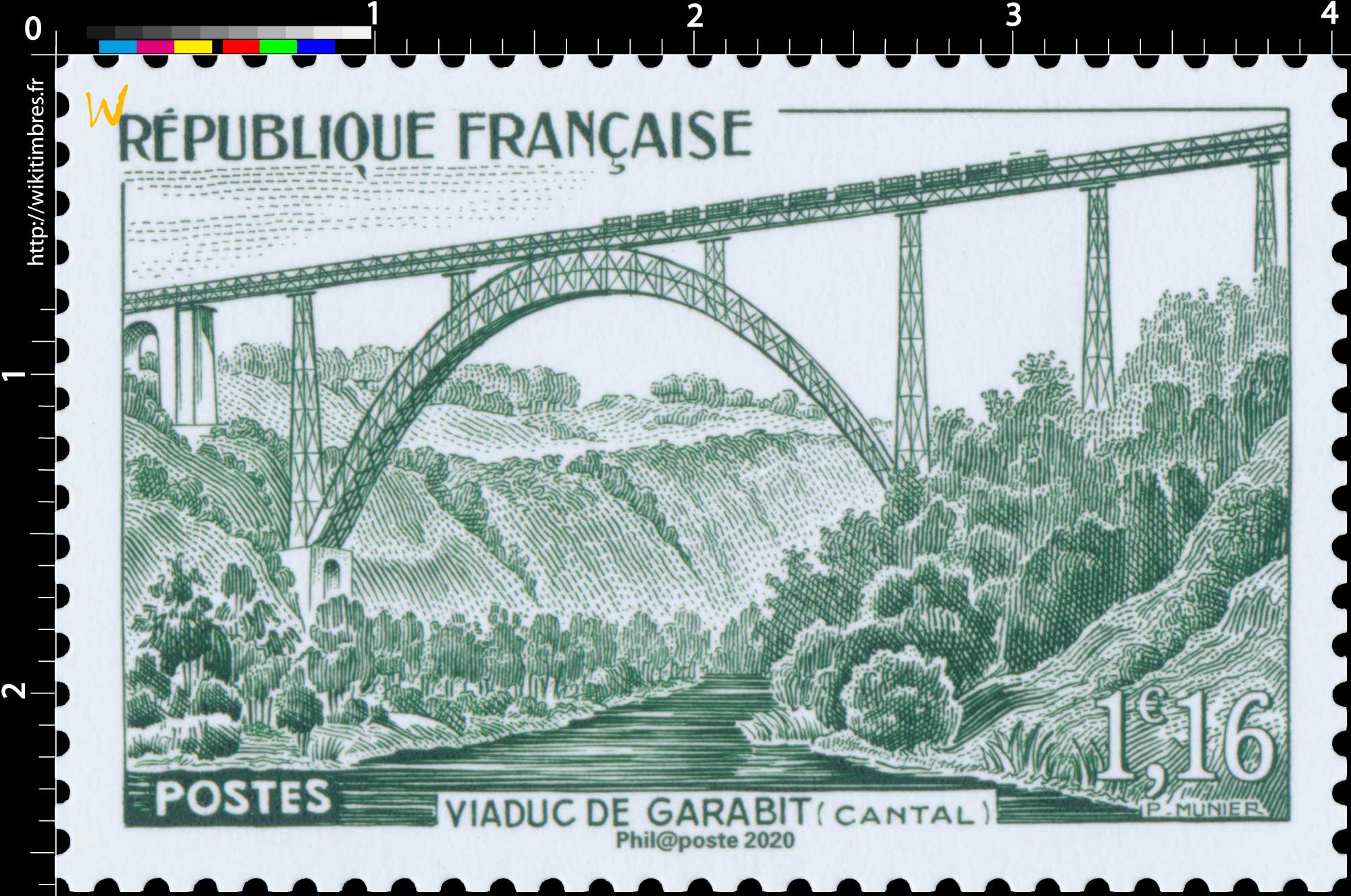 2020 Patrimoine de France - VIADUC DE GARABIT (CANTAL)