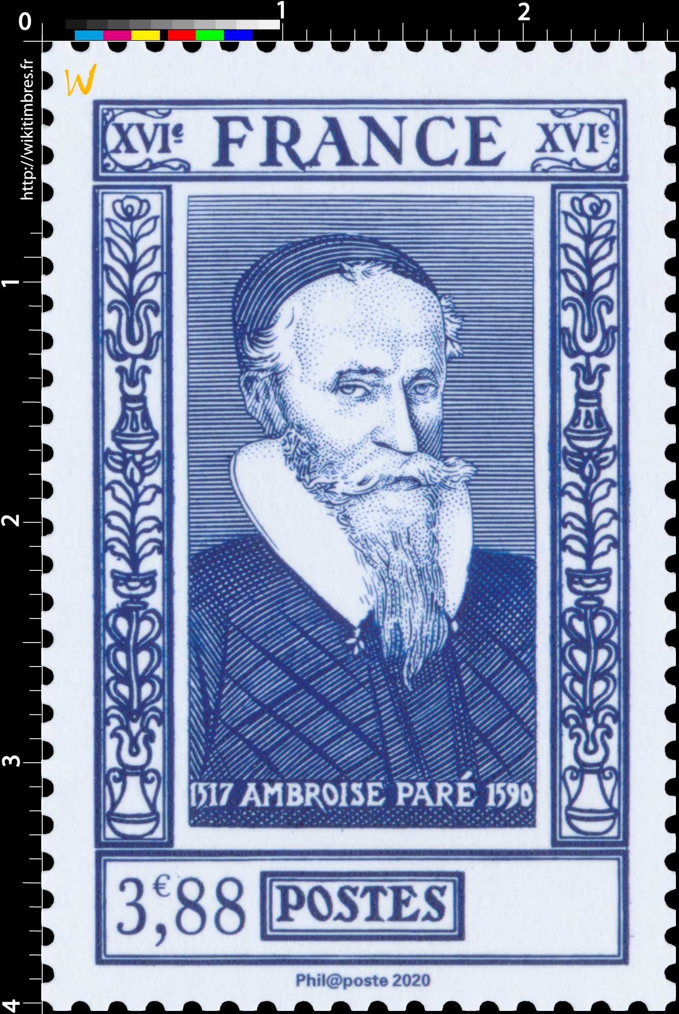 2020 Patrimoine de France - AMBROISE PARÉ 1517-1590