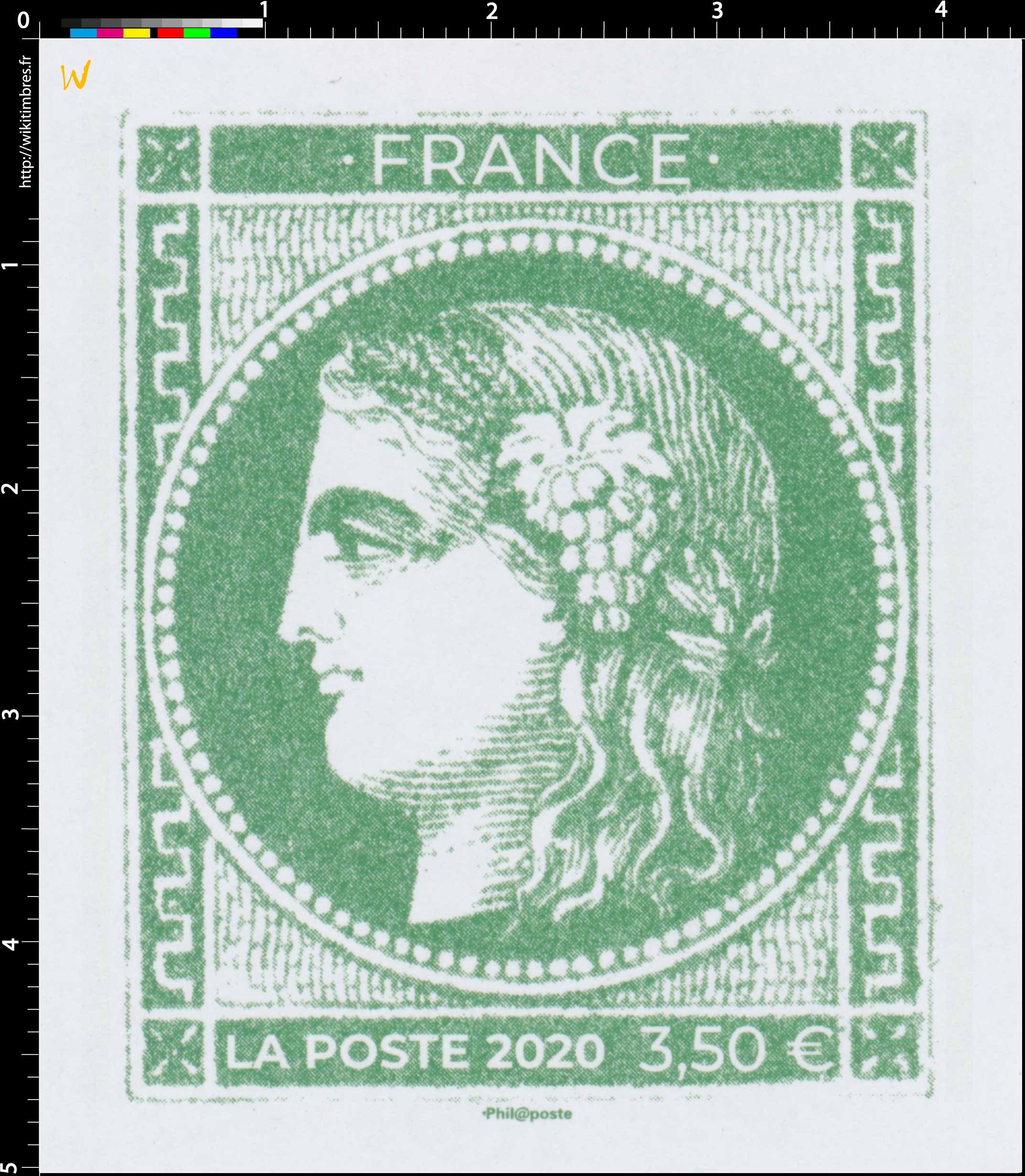 2020 Sans légende particulière - Type Cérès