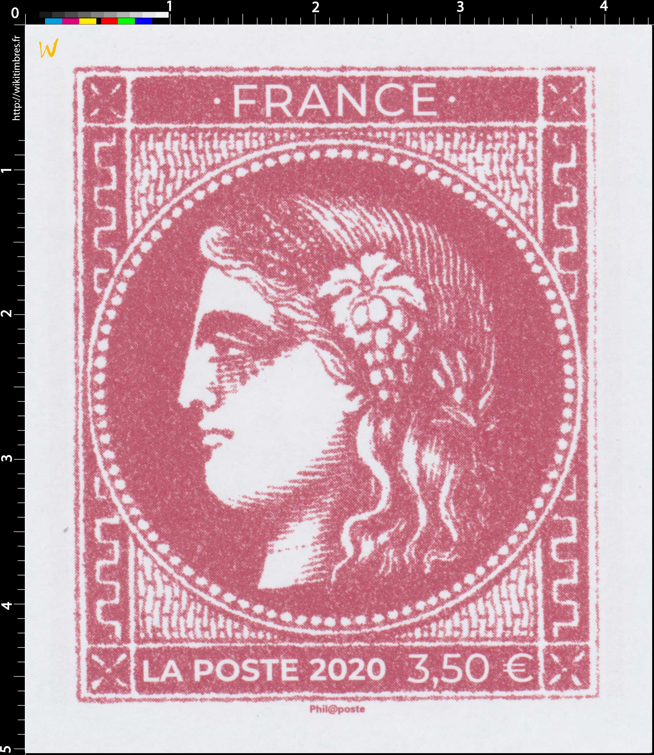 2020 Sans légende particulière - Type Cérès