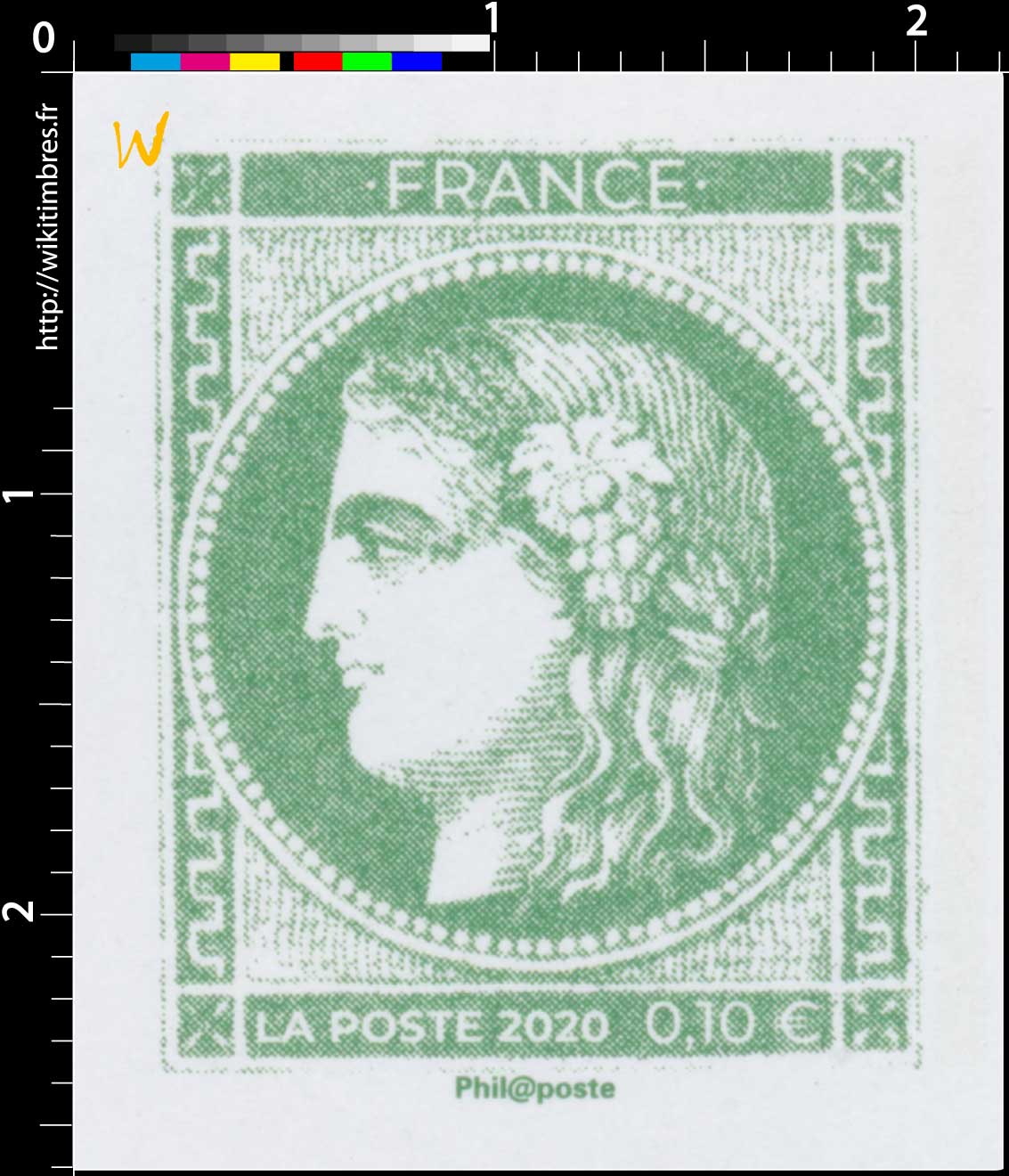 2020 Sans légende particulière - Type Cérès