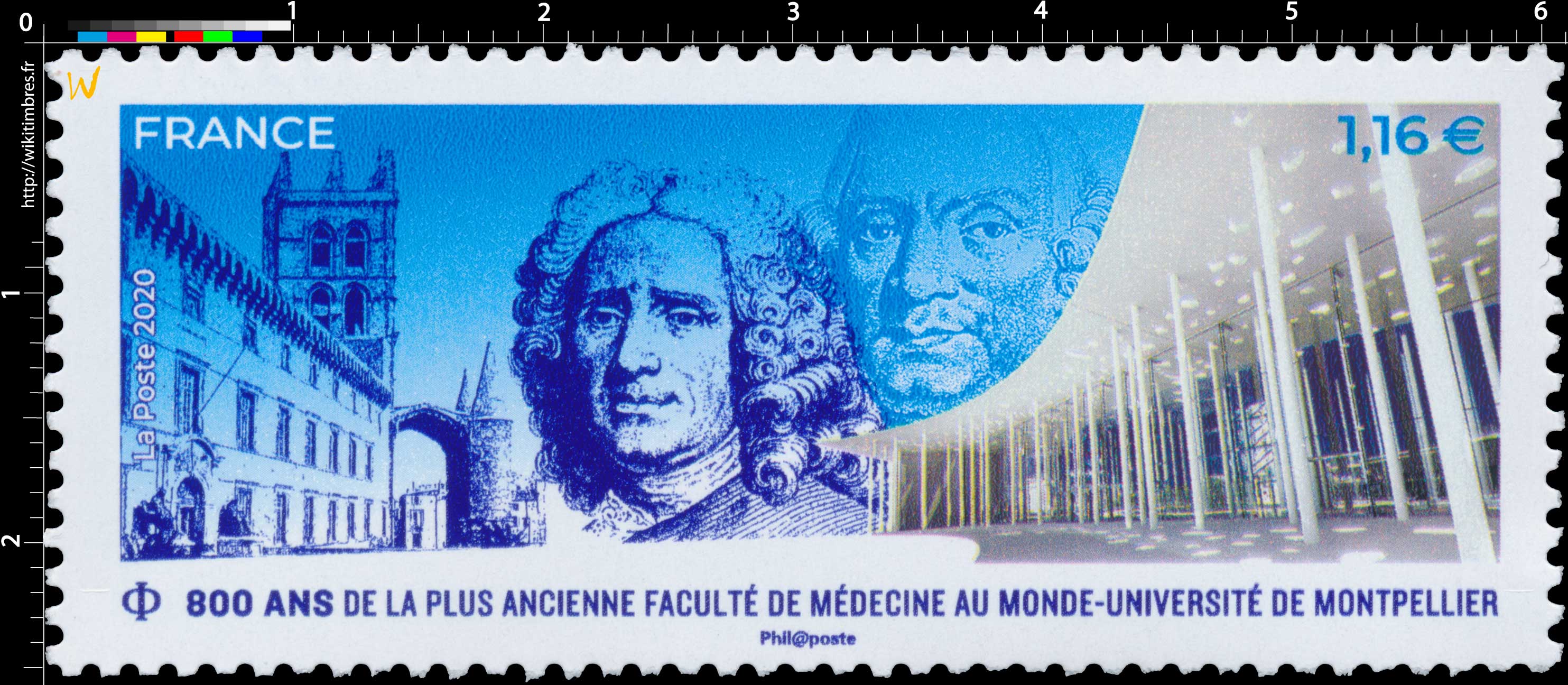 2020 800 ANS DE LA PLUS ANCIENNE FACULTÉ DE MÉDECINE AU MONDE - UNIVERSITÉ DE MONTPELLIER