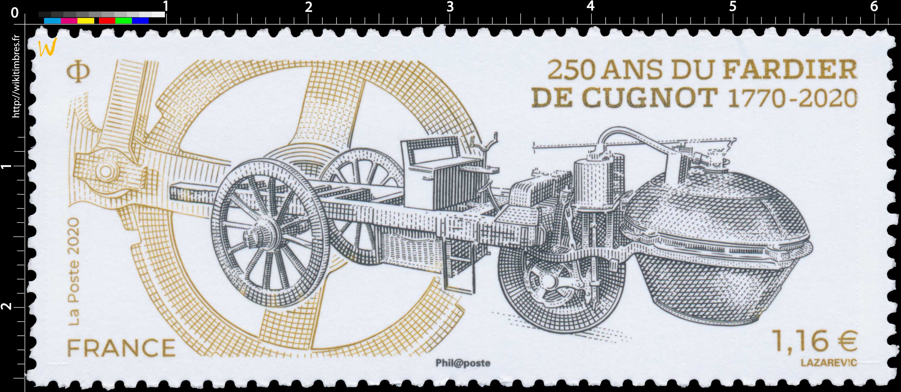 2020 250 ans du fardier de Cugnot 1770-2020