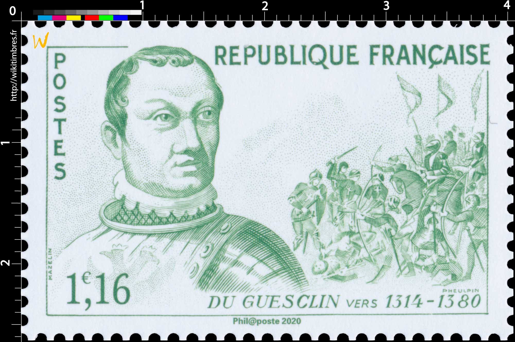 2020 Patrimoine de France - DU GUESCLIN VERS 1314-1380