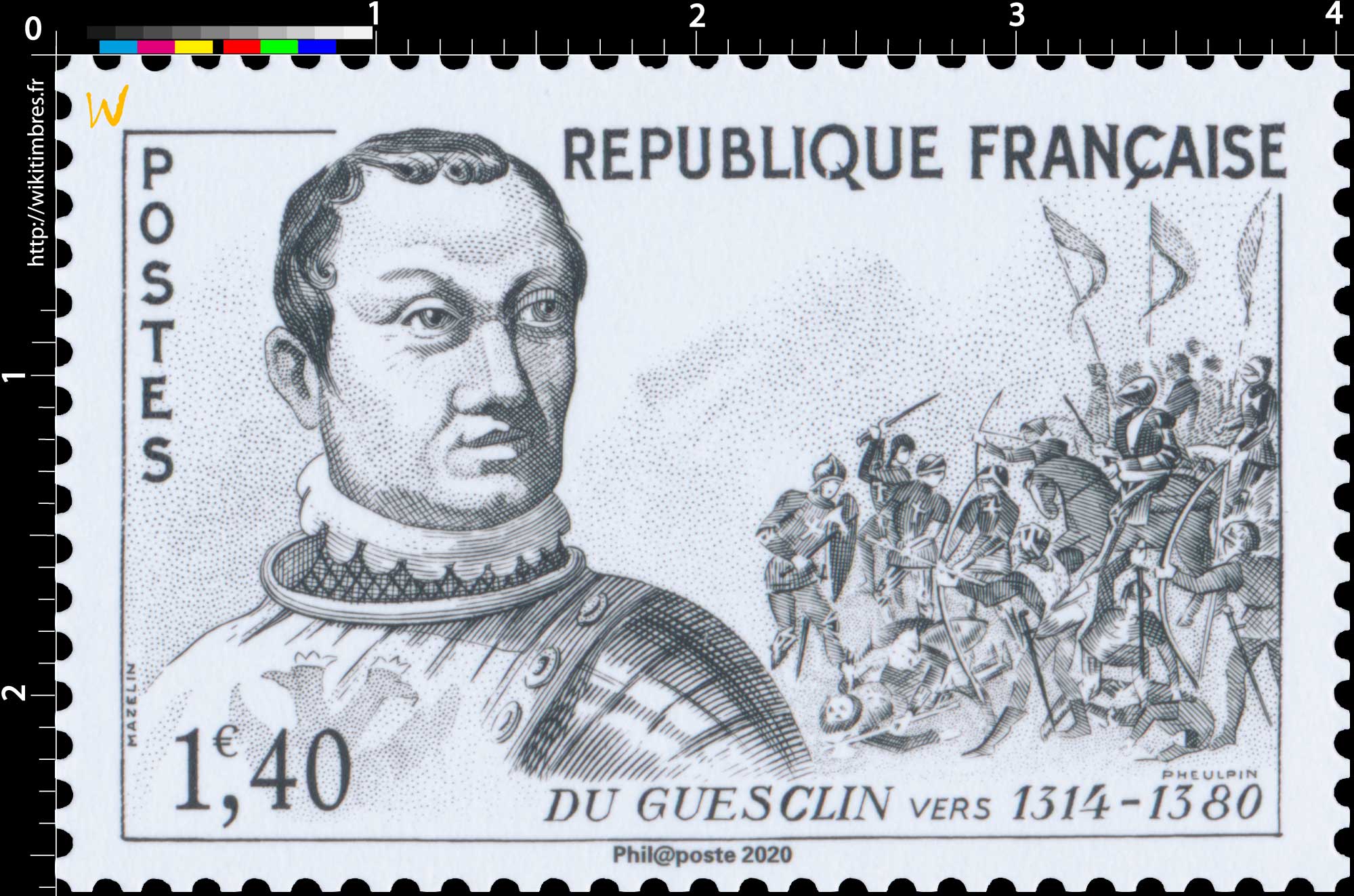 2020 Patrimoine de France - DU GUESCLIN VERS 1314-1380