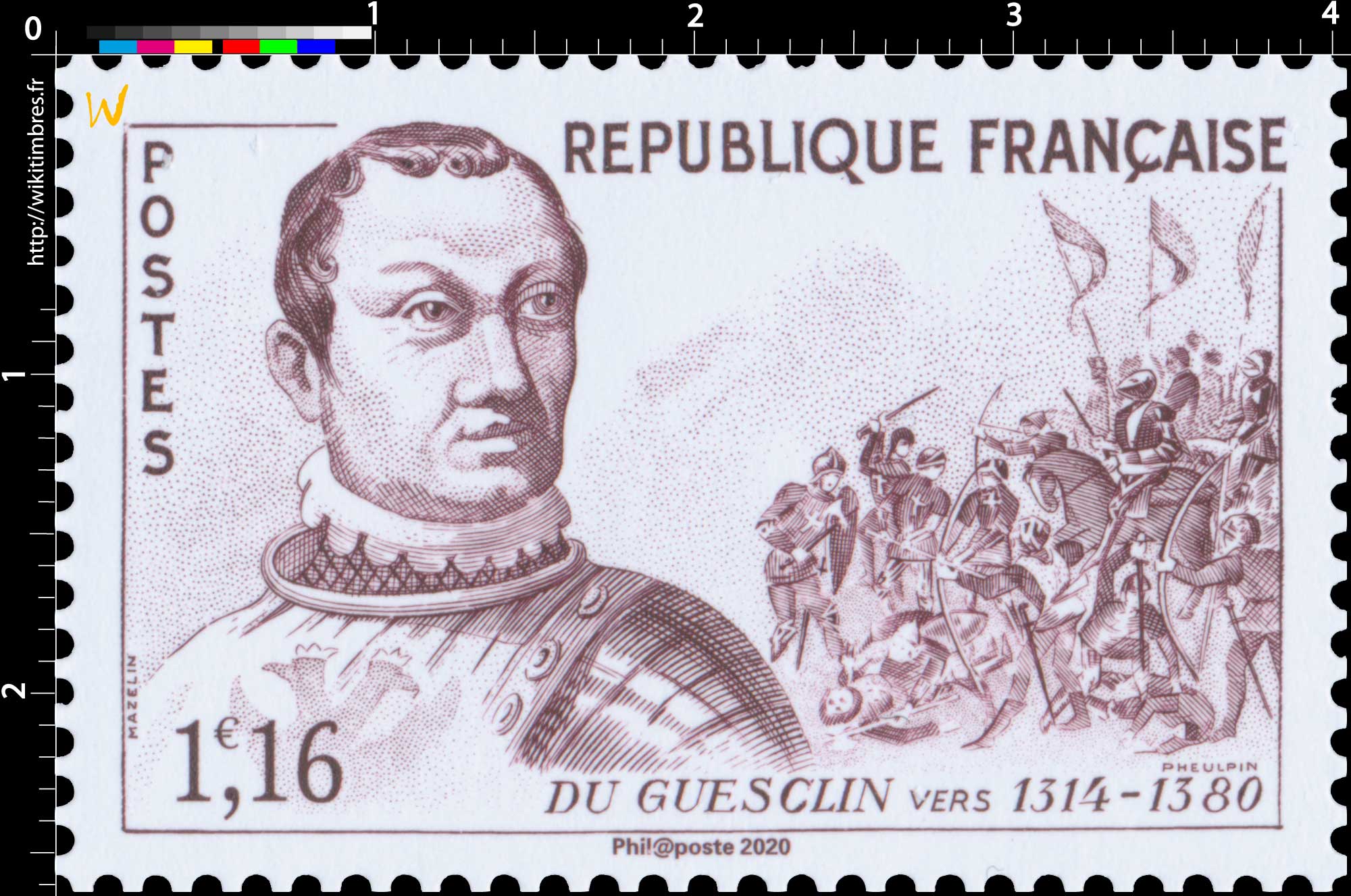 2020 Patrimoine de France - DU GUESCLIN VERS 1314-1380