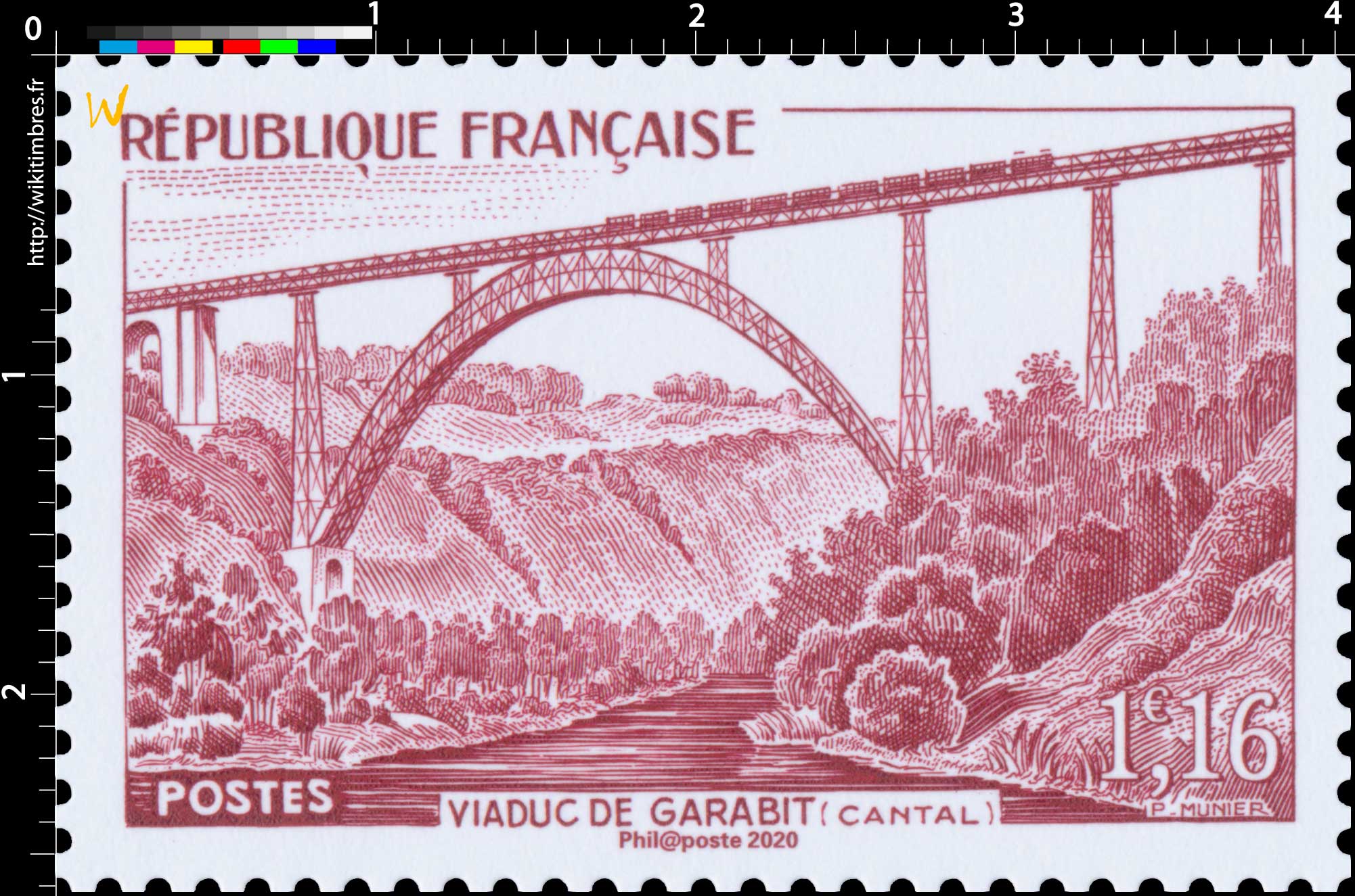 2020 Patrimoine de France - VIADUC DE GARABIT (CANTAL)