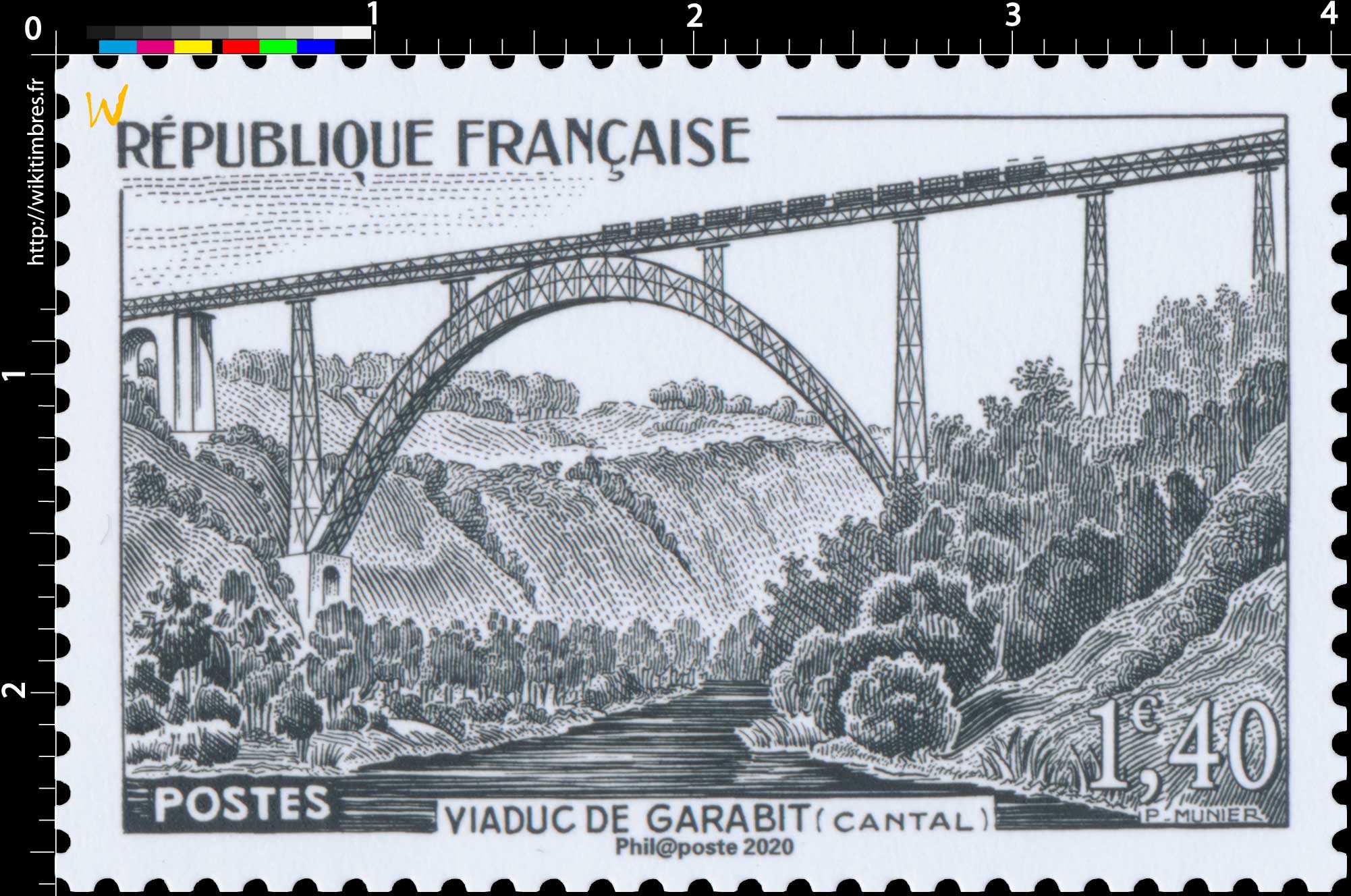 2020 Patrimoine de France - VIADUC DE GARABIT (CANTAL)