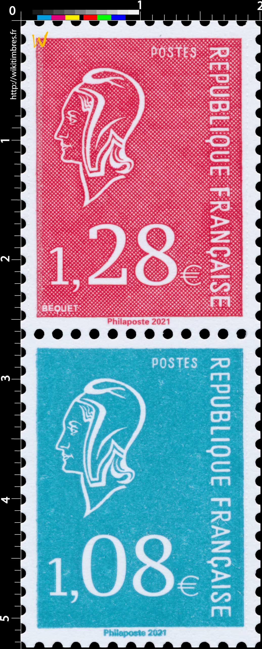 2021 Sans légende particulière - Type Marianne de Béqet