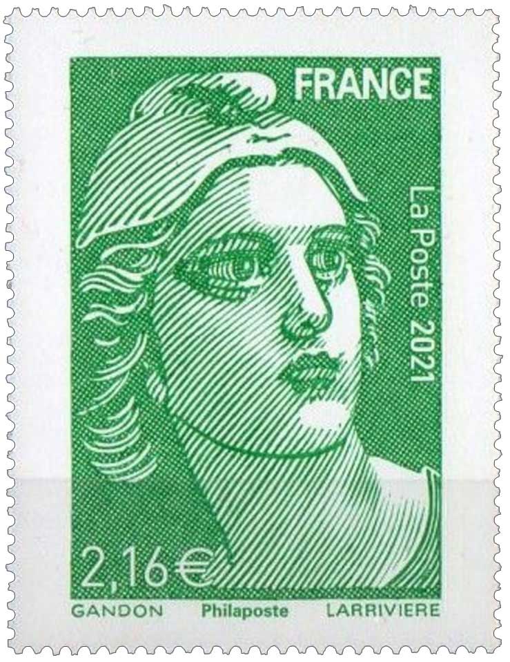2021 Sans légende particulière - Type Marianne de Gandon