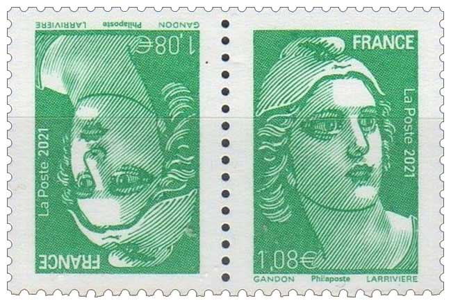 2021 Sans légende particulière - Type Marianne de Gandon