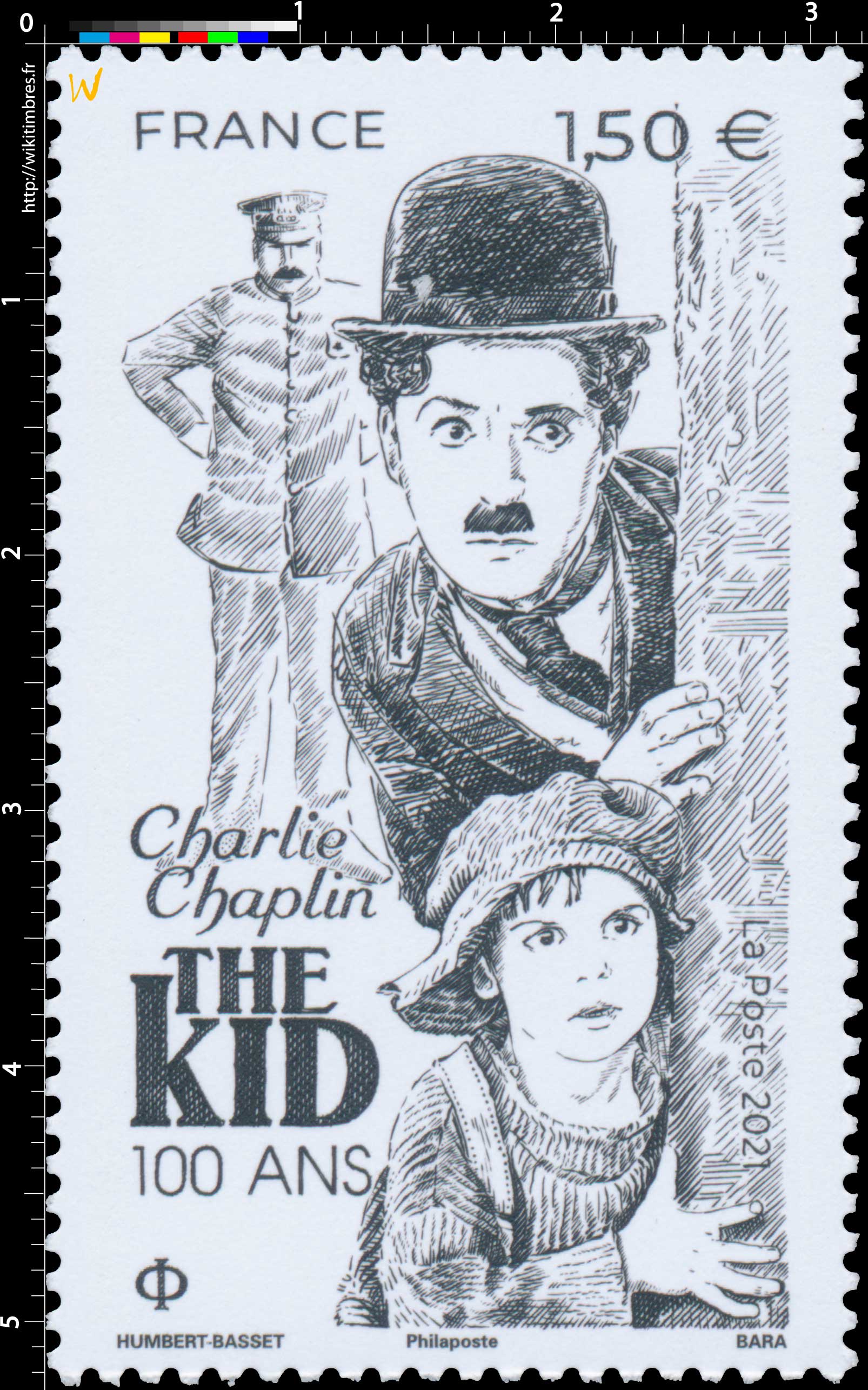 2021 Charlie Chaplin THE KID 100 ANS
