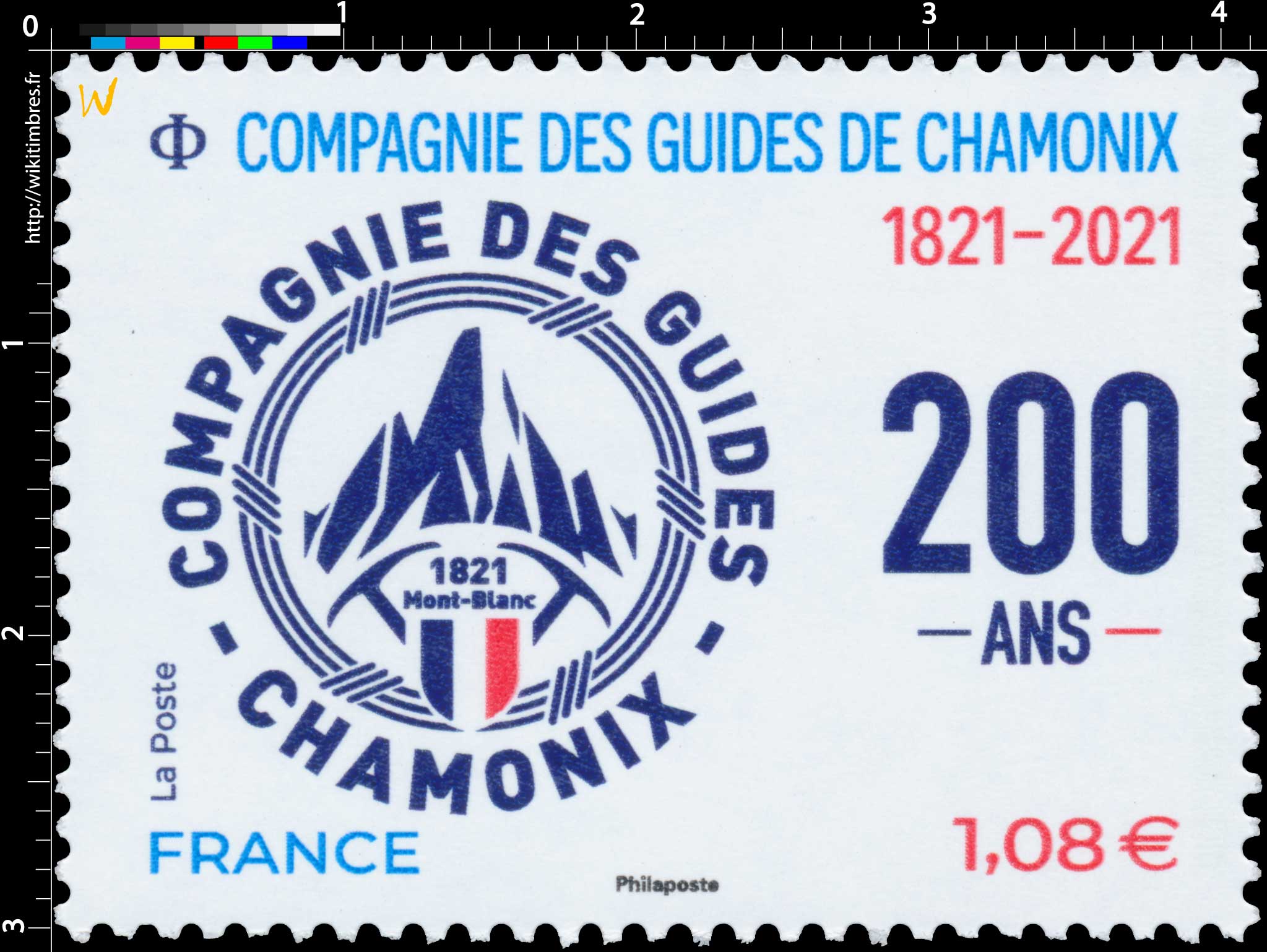 2021 COMPAGNIE DES GUIDES DE CHAMONIX 1821-2021 200 ANS
