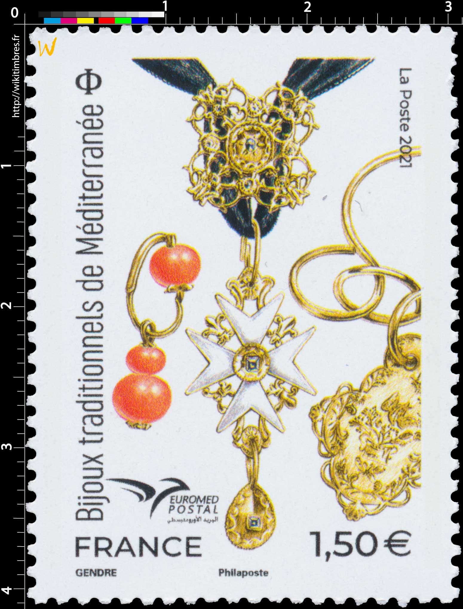 2021 Bijoux traditionnels de Méditerranée - EUROMed Postal