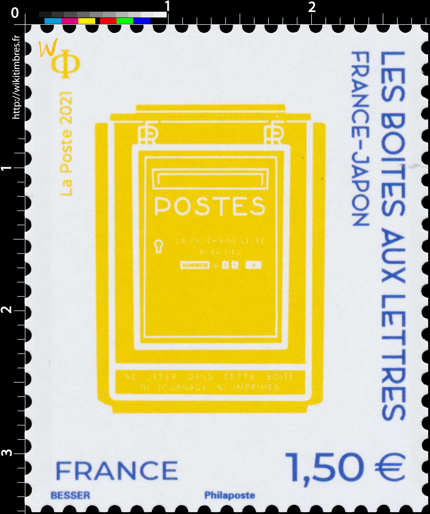 2021 JAPON-FRANCE LES BOITES AUX LETTRES