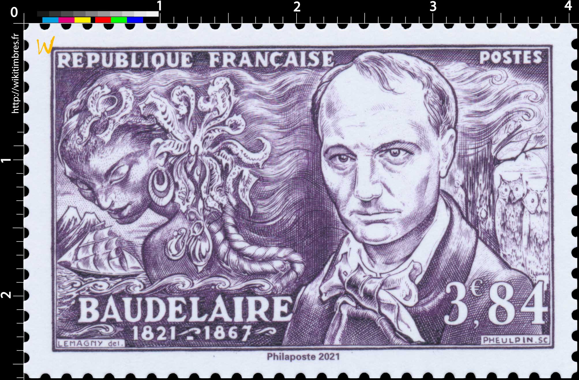 2021 Patrimoine de France - BAUDELAIRE 1821-1867