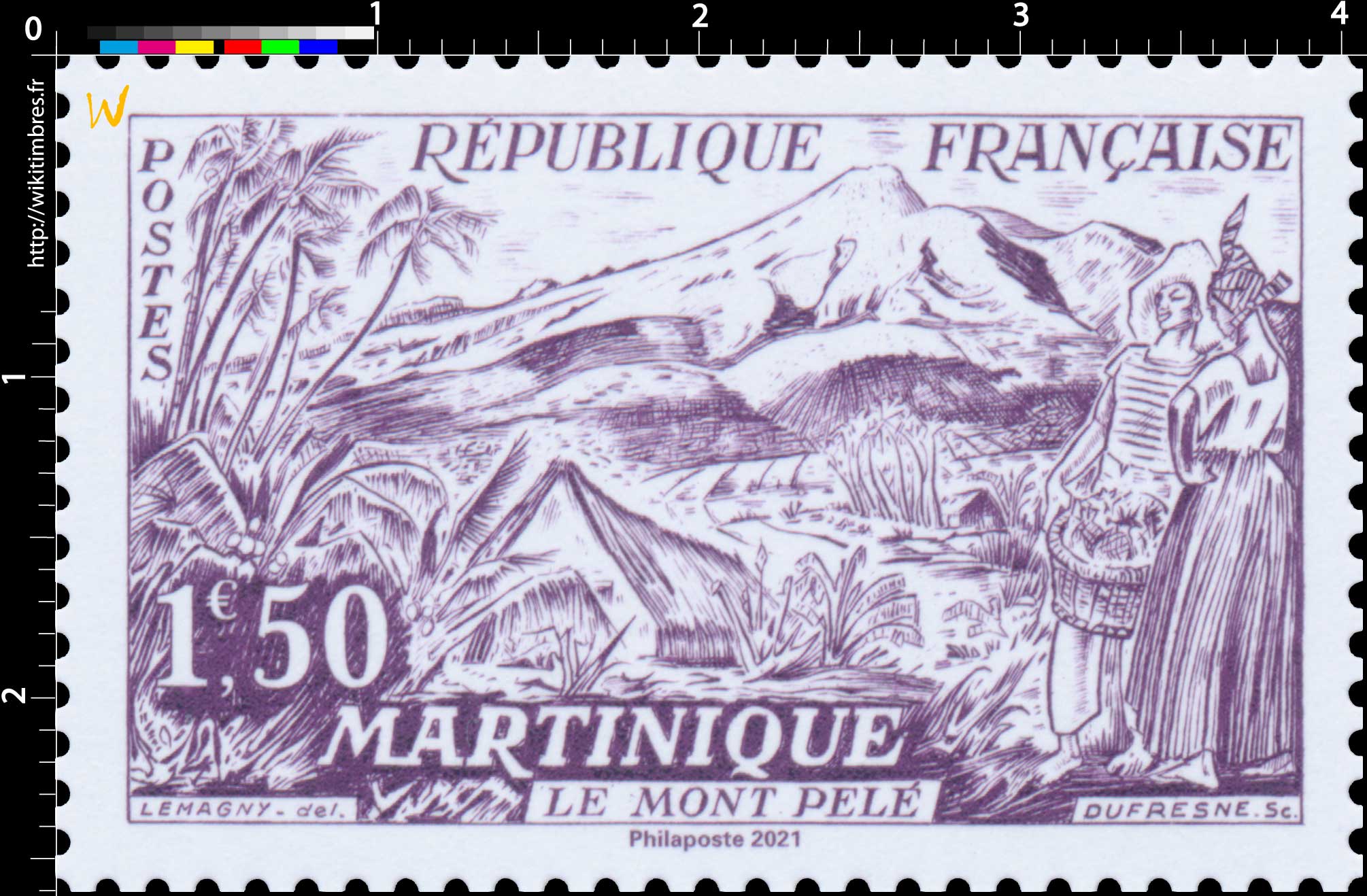 2021 Patrimoine de France - MARTINIQUE LE MONT PELÉ