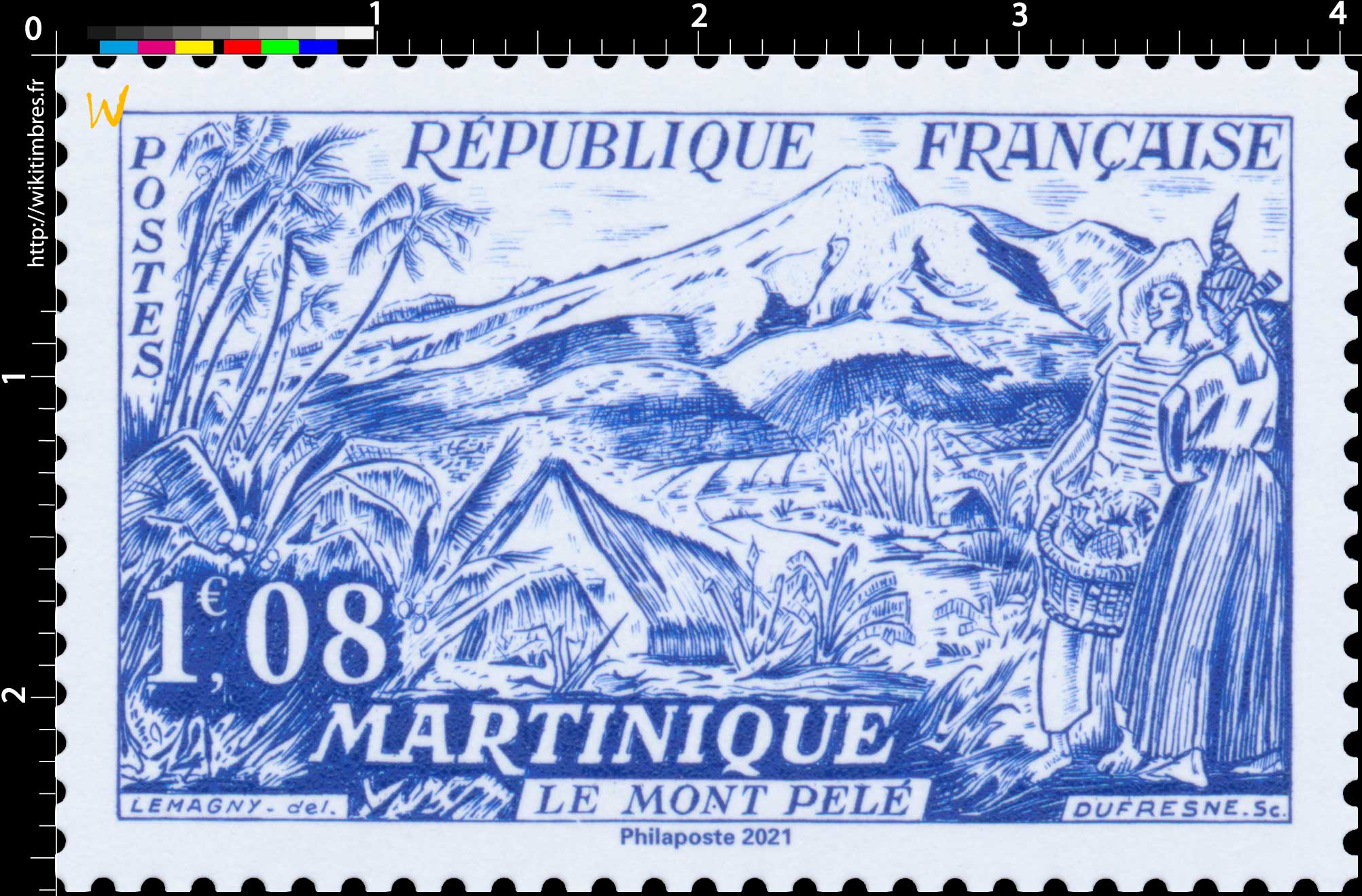 2021 Patrimoine de France - MARTINIQUE LE MONT PELÉ