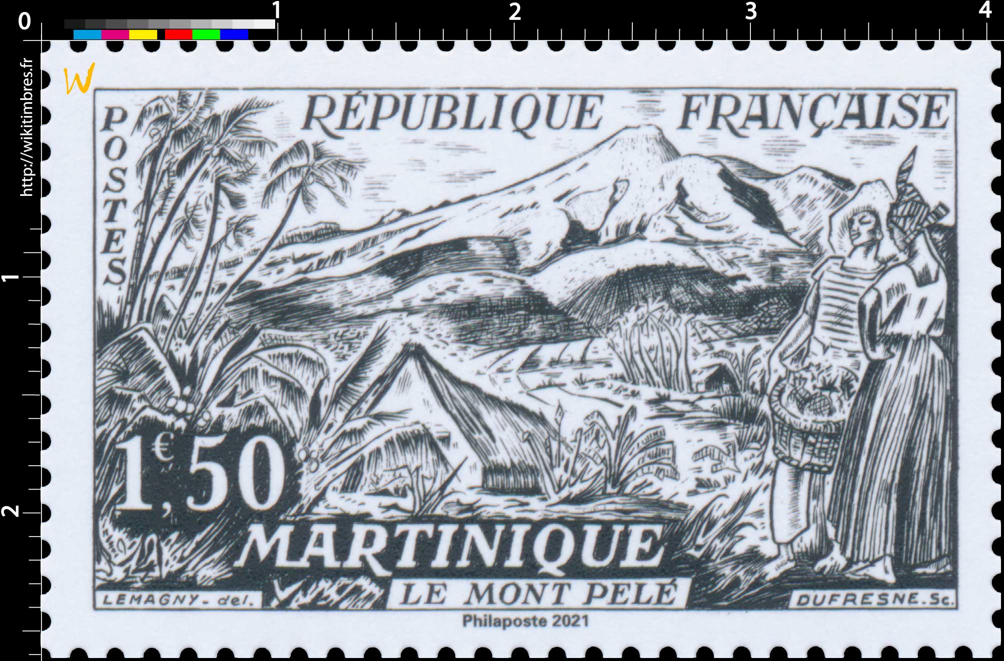 2021 Patrimoine de France - MARTINIQUE LE MONT PELÉ