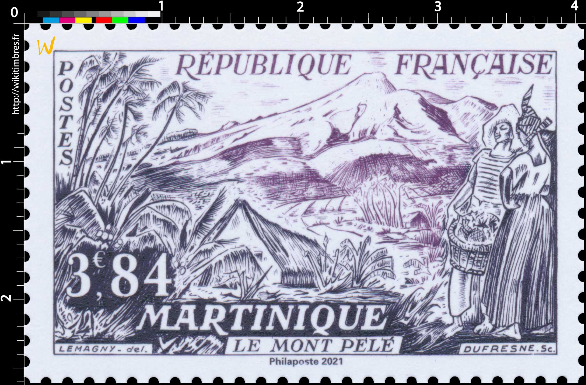 2021 Patrimoine de France - MARTINIQUE LE MONT PELÉ