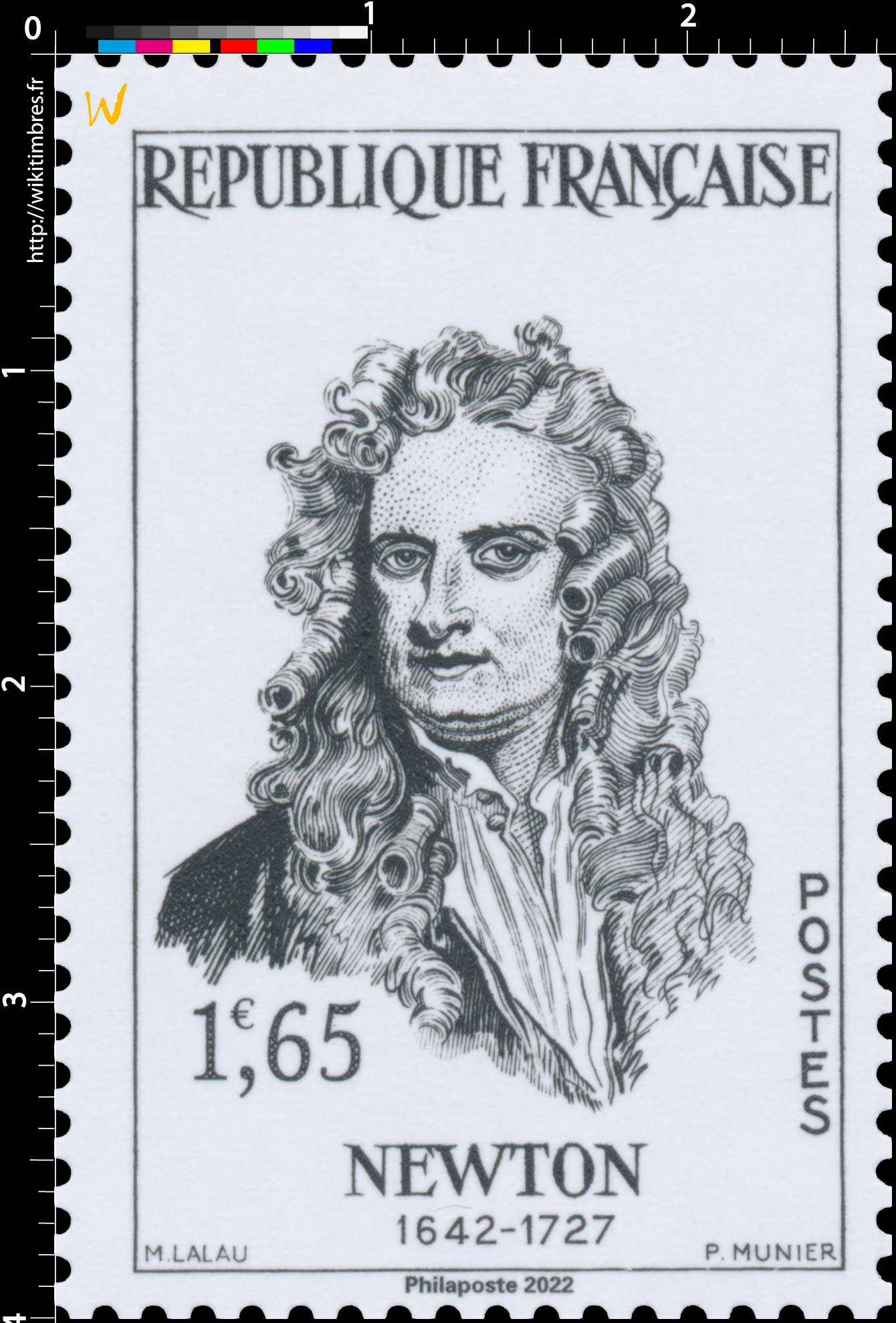 2022 Patrimoine de France - NEWTON 1642-1727