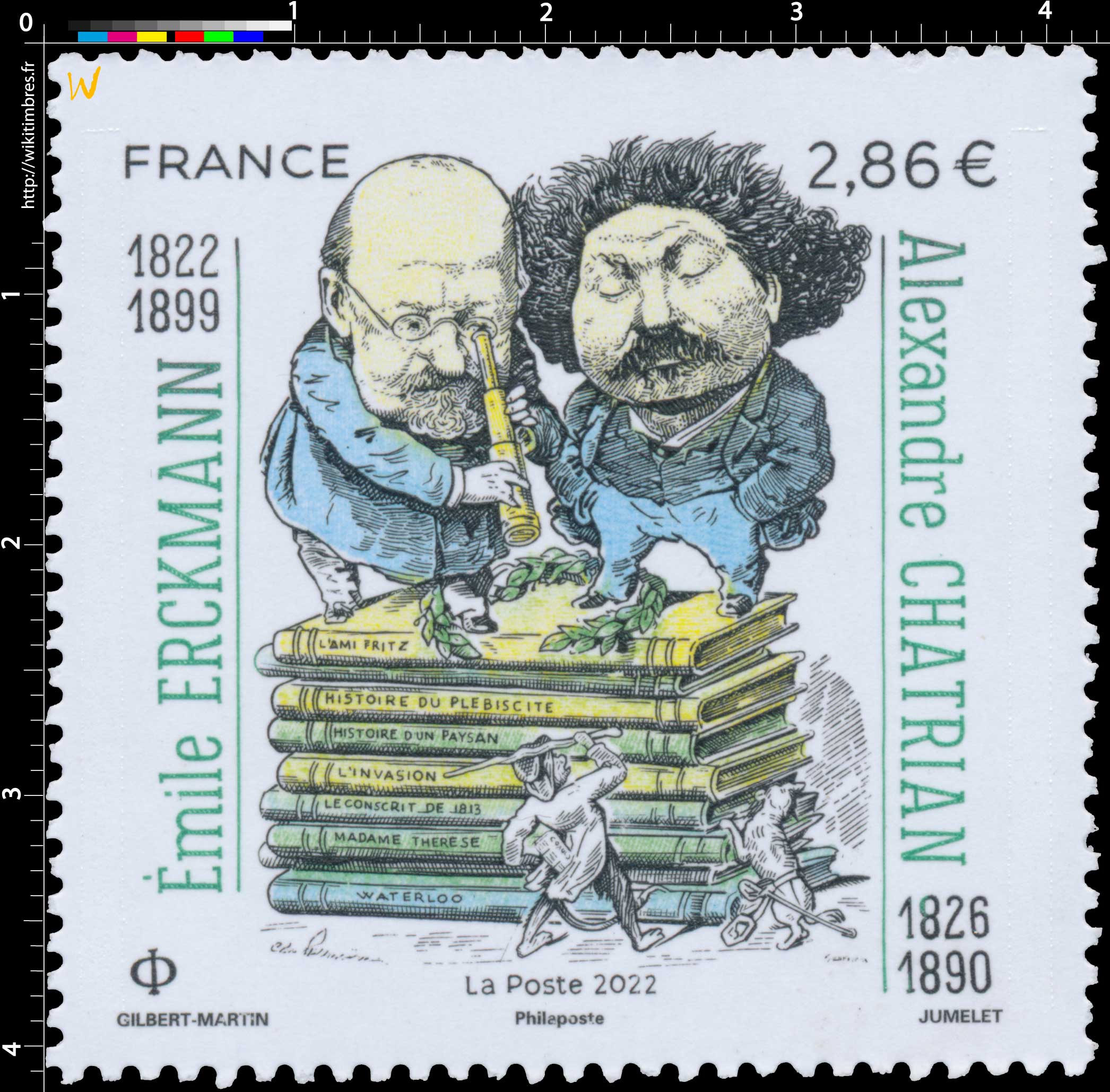 2022 Émile ERCKMANN 1822 1899 - Alexandre CHATRIAN 1826 1880