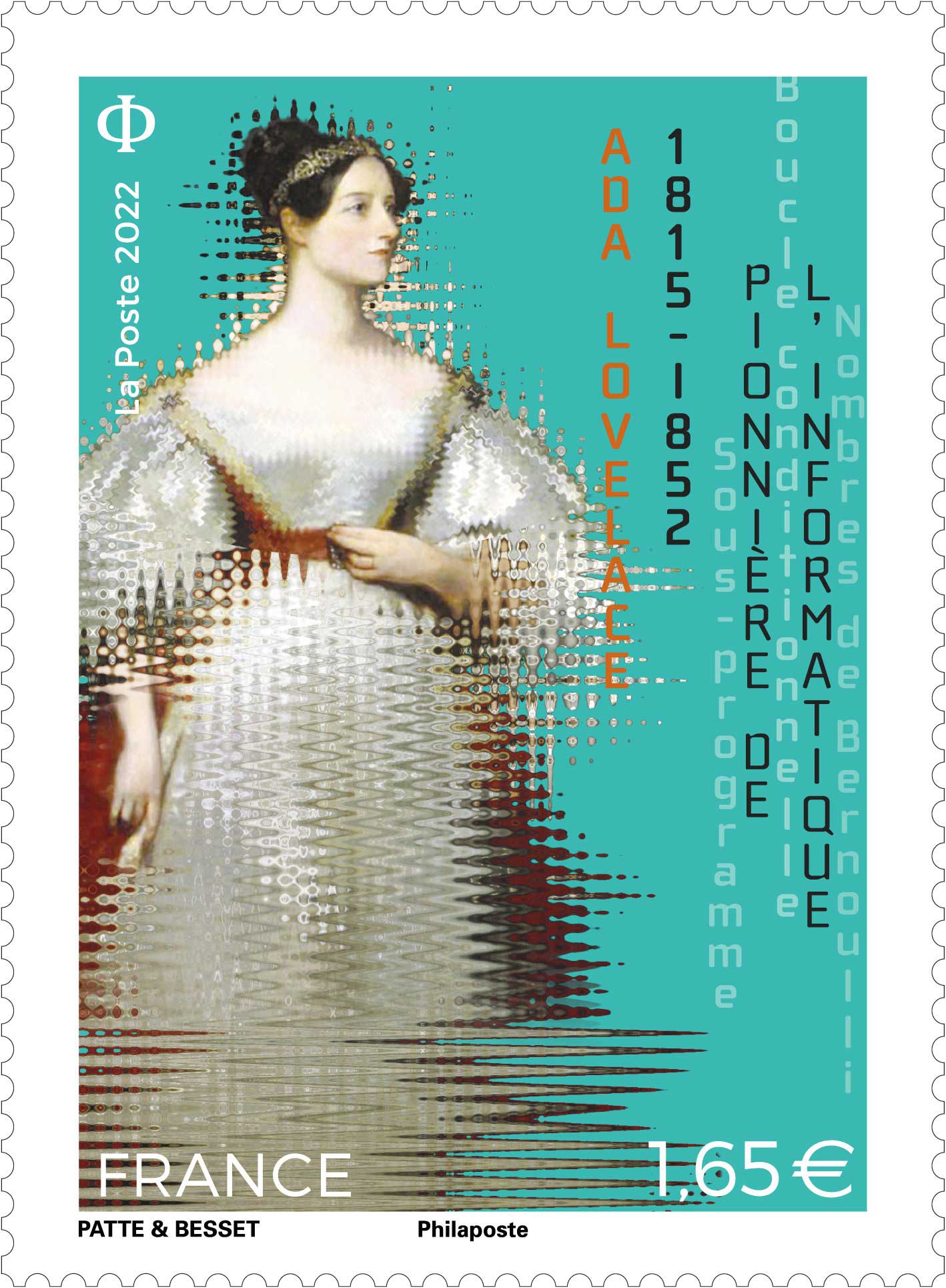 2022 Ada LOVELACE 1815 - 1852 PIONNIÈRE DE L’INFORMATIQUE