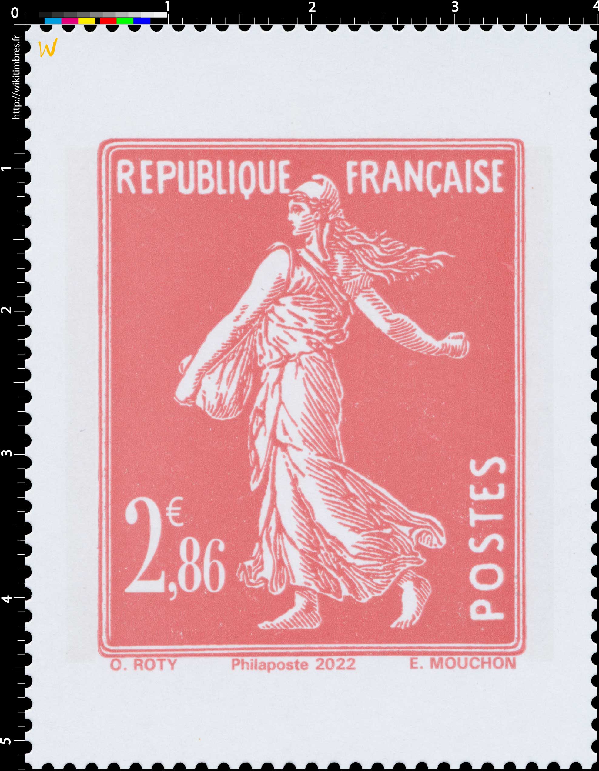 2022 Sans légende particulière - type semeuse camée