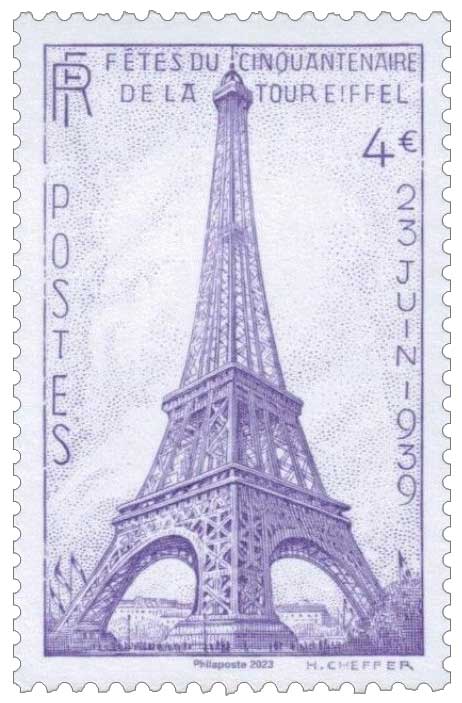 2023 Fêtes du cinquantenaire de la tour Eiffel - 23 juin 1939
