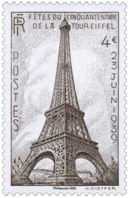 2023 Fêtes du cinquantenaire de la tour Eiffel - 23 juin 1939