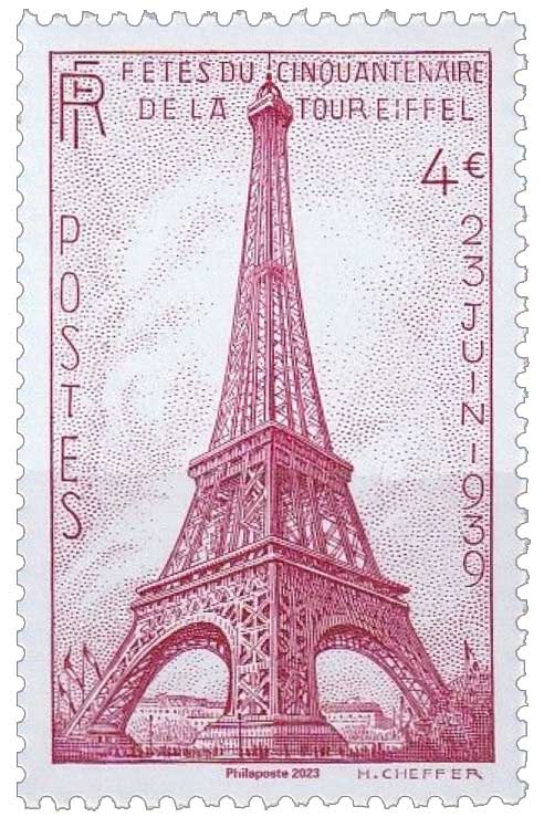 2023 Fêtes du cinquantenaire de la tour Eiffel - 23 juin 1969