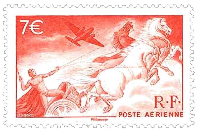 2025 Affiche MYTHOLOGIE - Poste Aérienne
