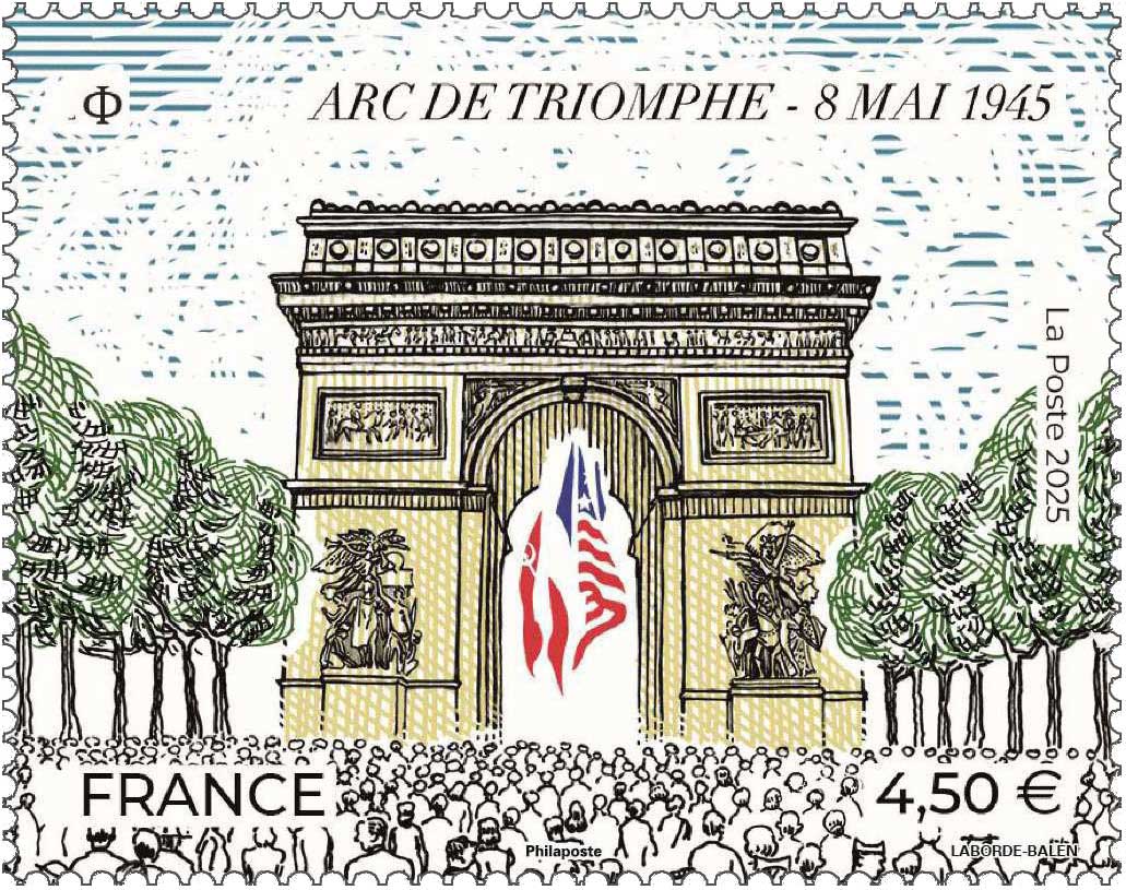 2025 ARC DE TRIOMPHE - 8 MAI 1945 