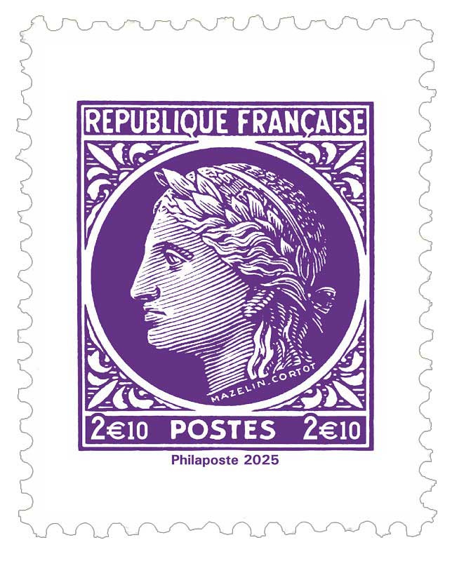 2025 Sans légende particulière - type Cérès de Mazelin