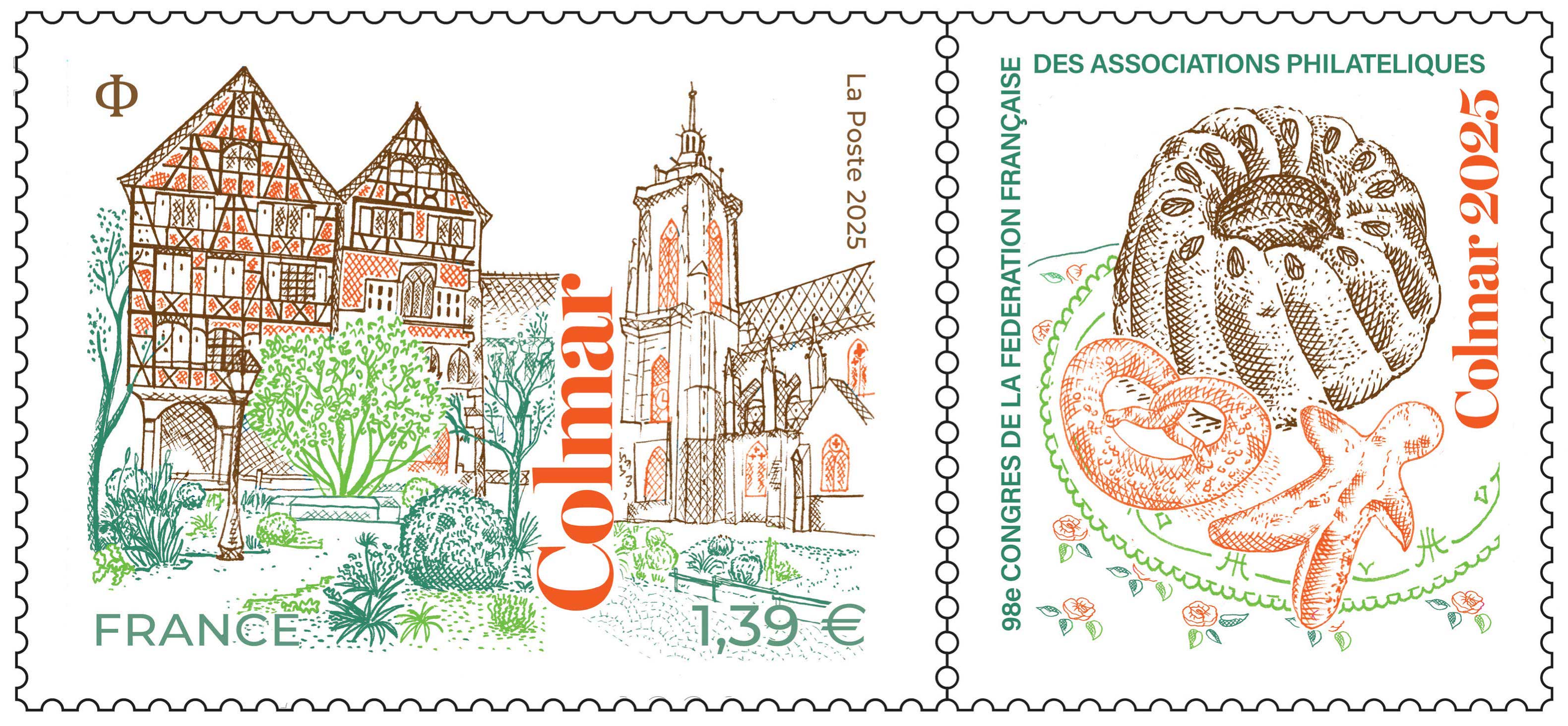 2025 COLMAR 98e CONGRÈS DE LA FÉDÉRATION DES ASSOCIATIONS PHILATÉLIQUES